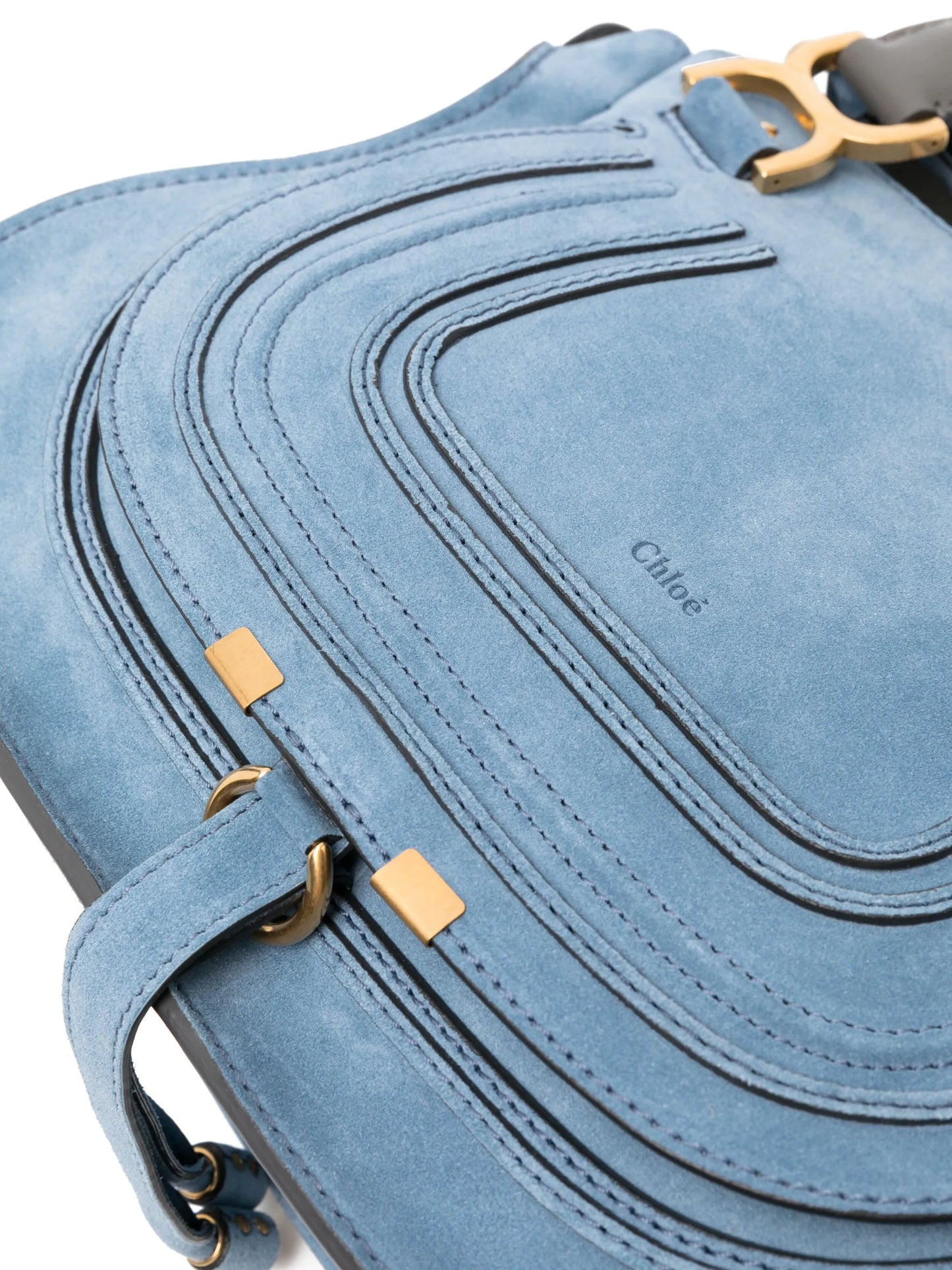 Marcie suede shoulder bag