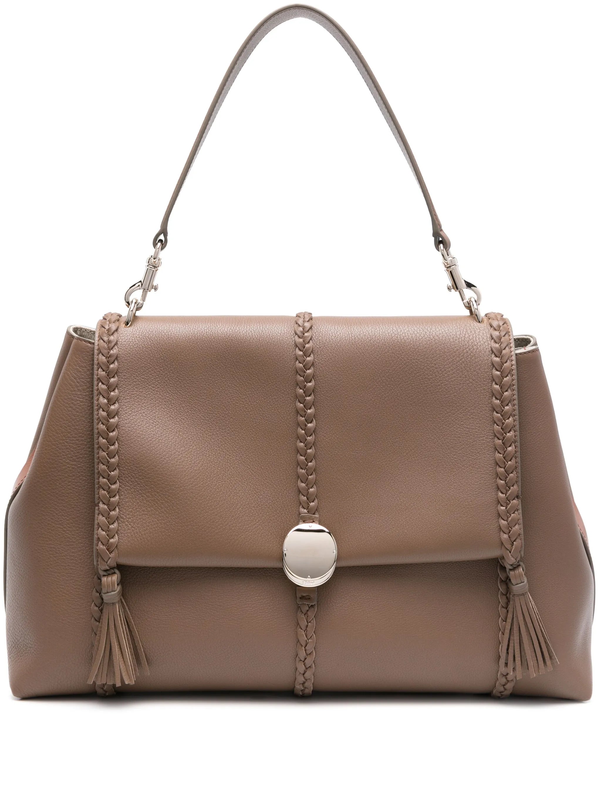 large Penelope leather shoulder bag