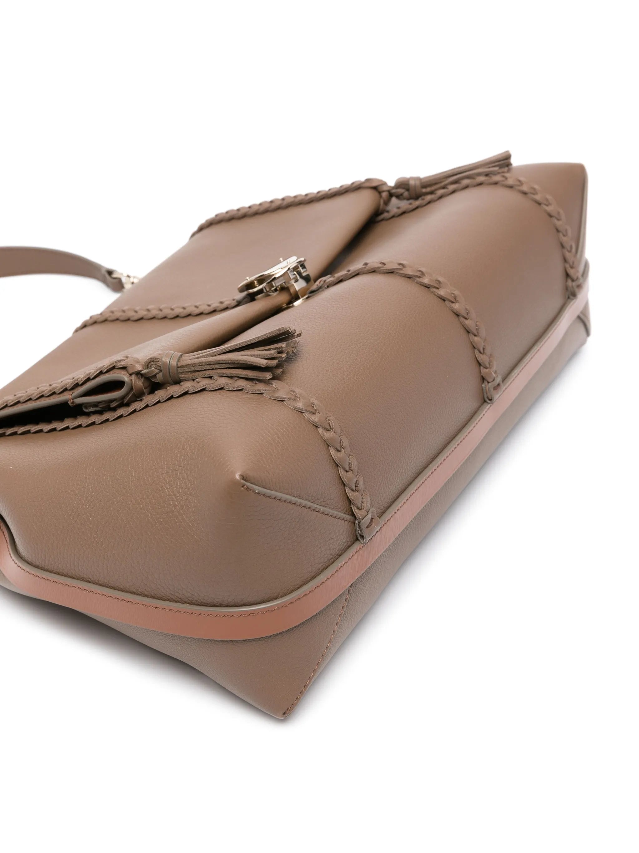large Penelope leather shoulder bag