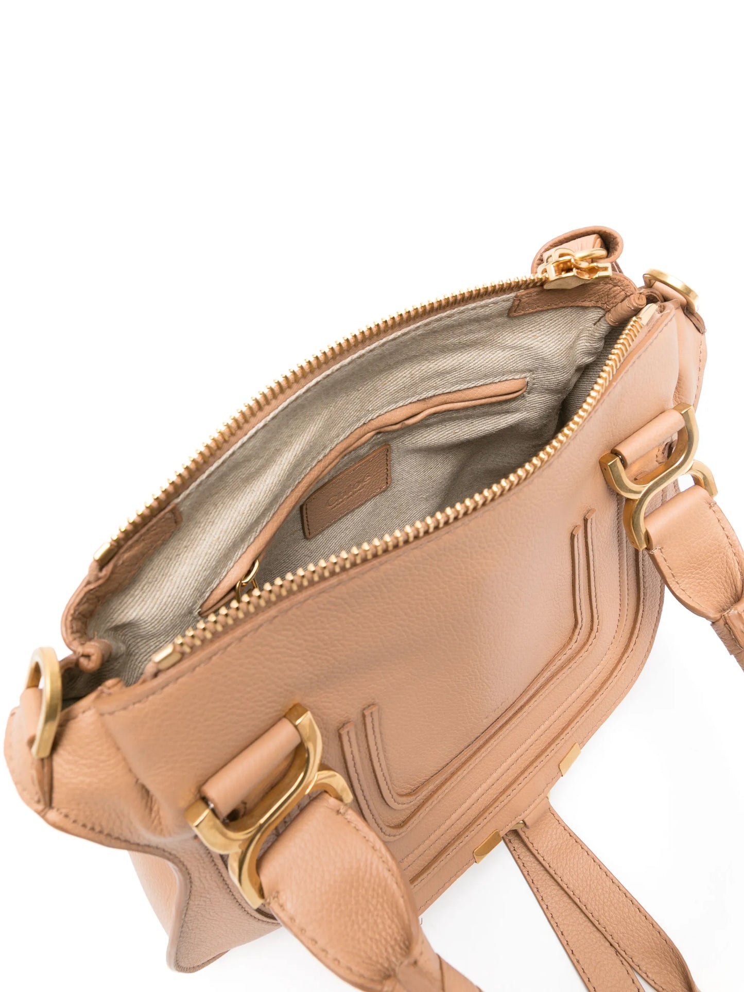 small Marcie leather tote bag