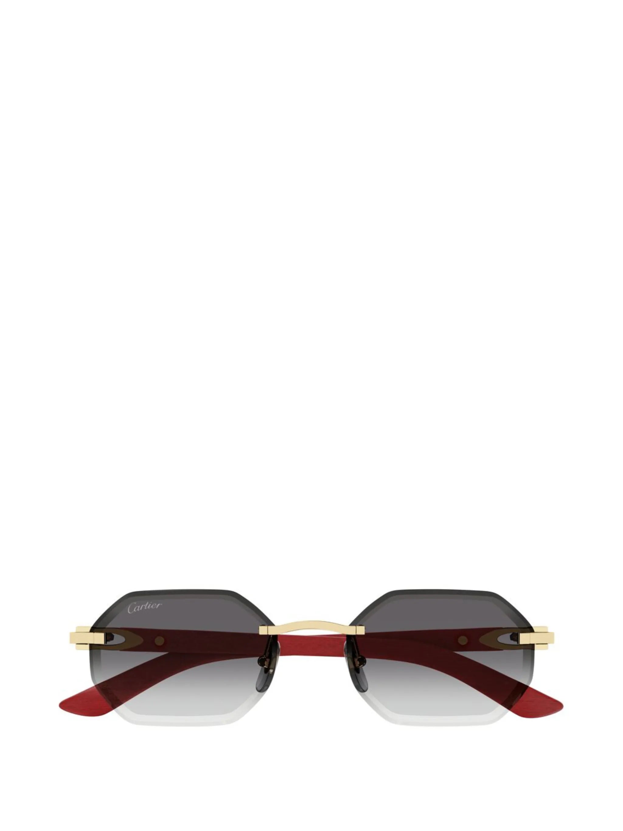 logo-plaque geometric-shape sunglasses