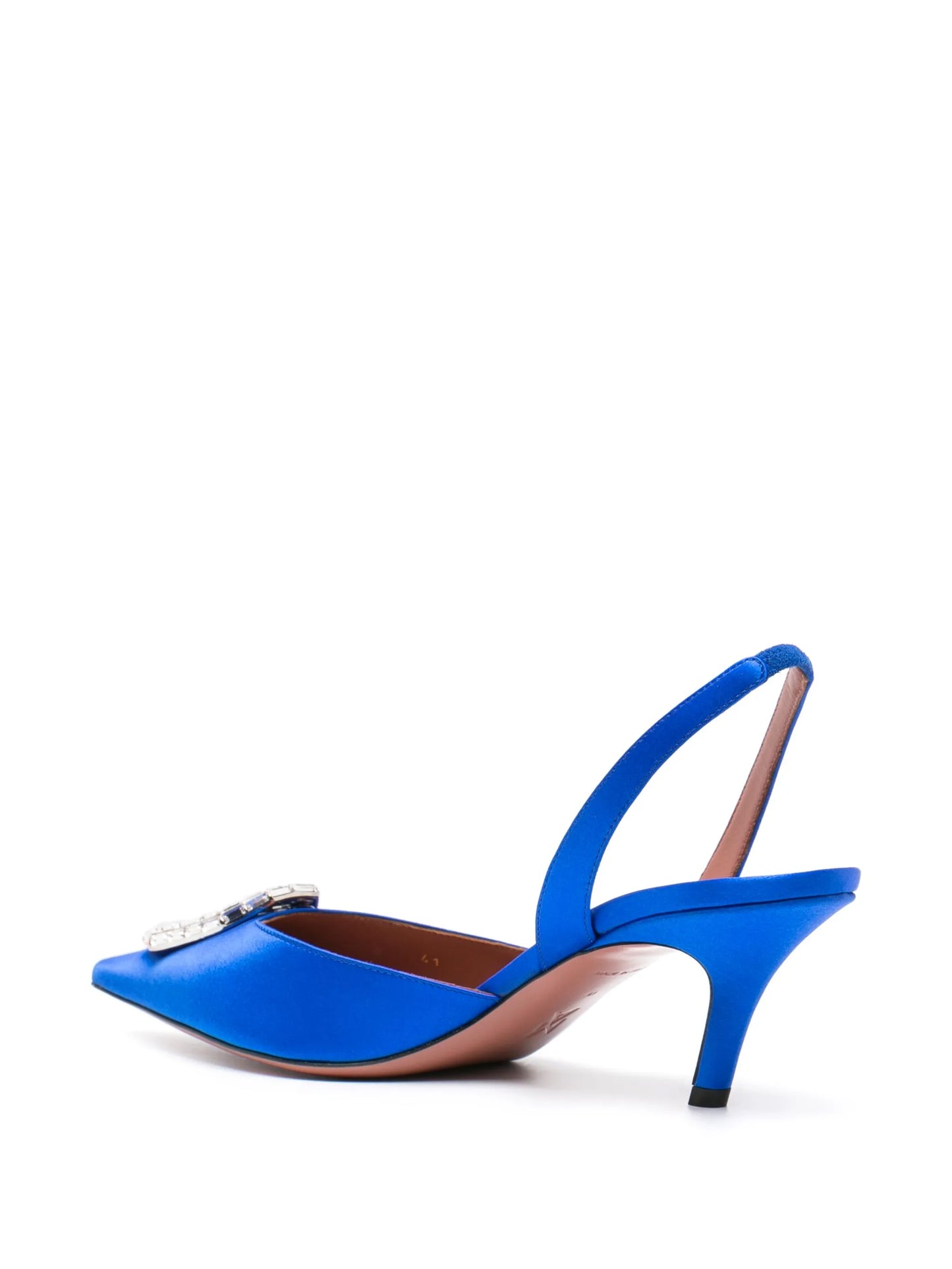 Camelia 60mm crystal satin pumps
