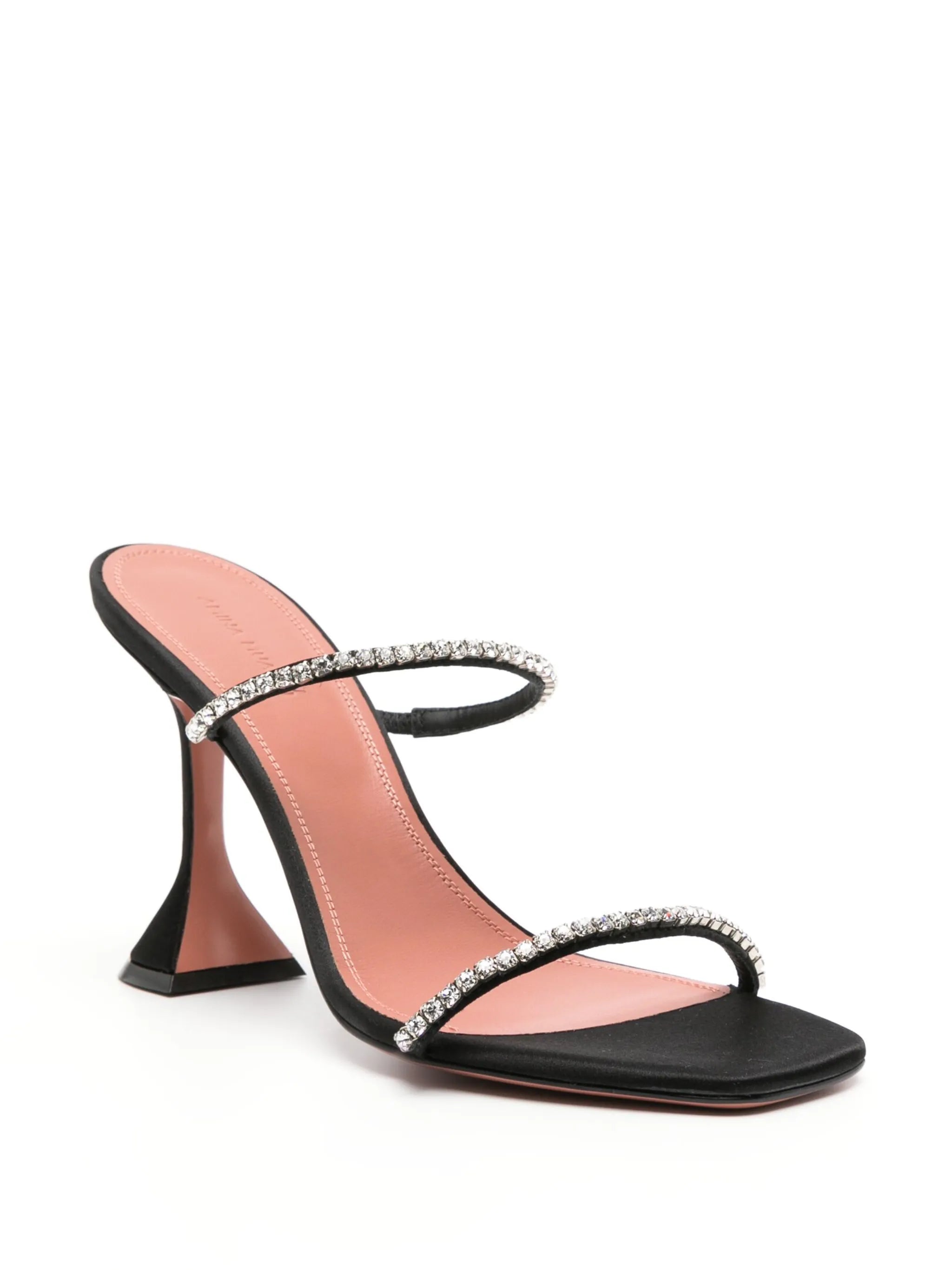 95mm Gilda satin sandals
