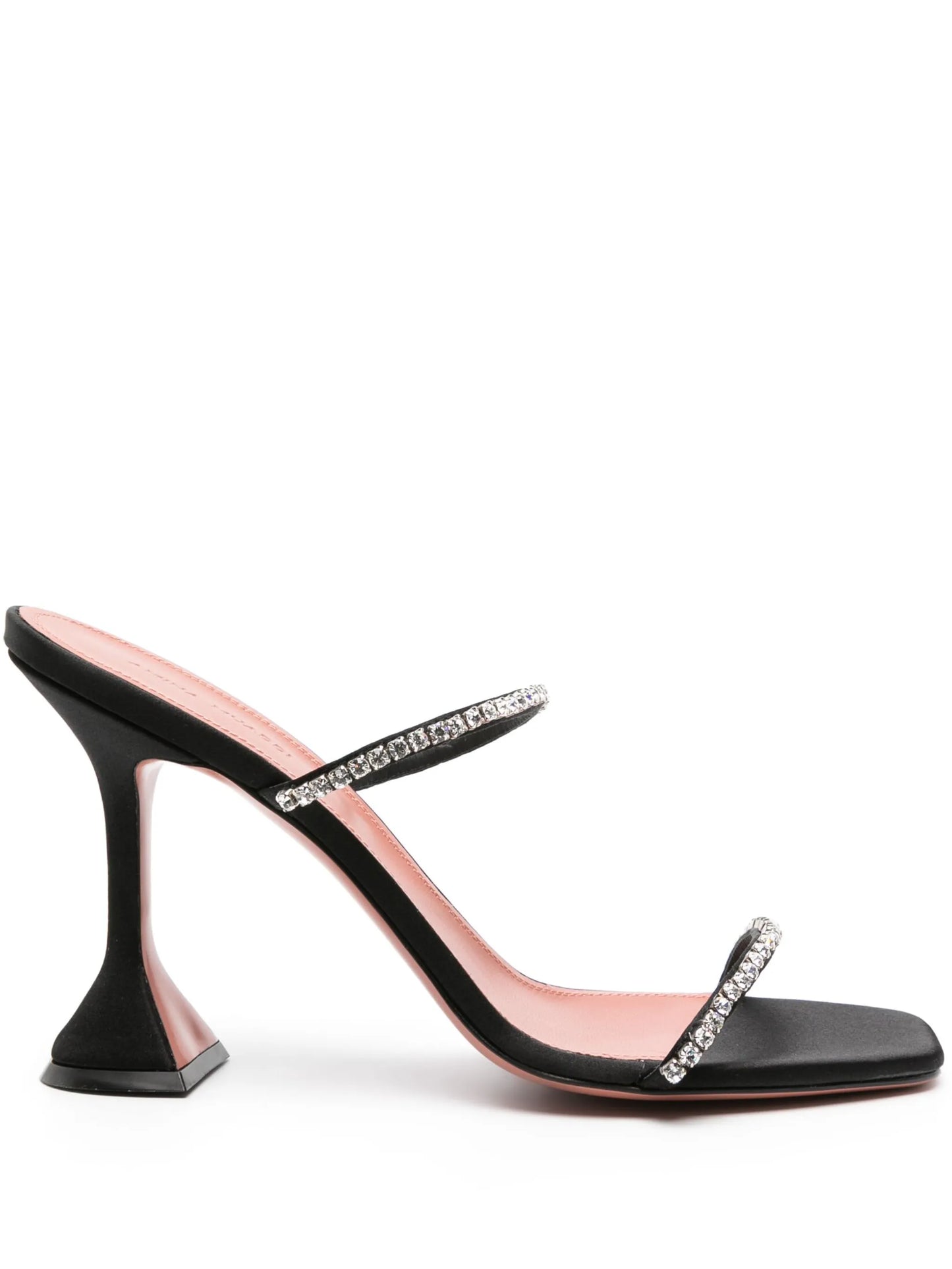 95mm Gilda satin sandals