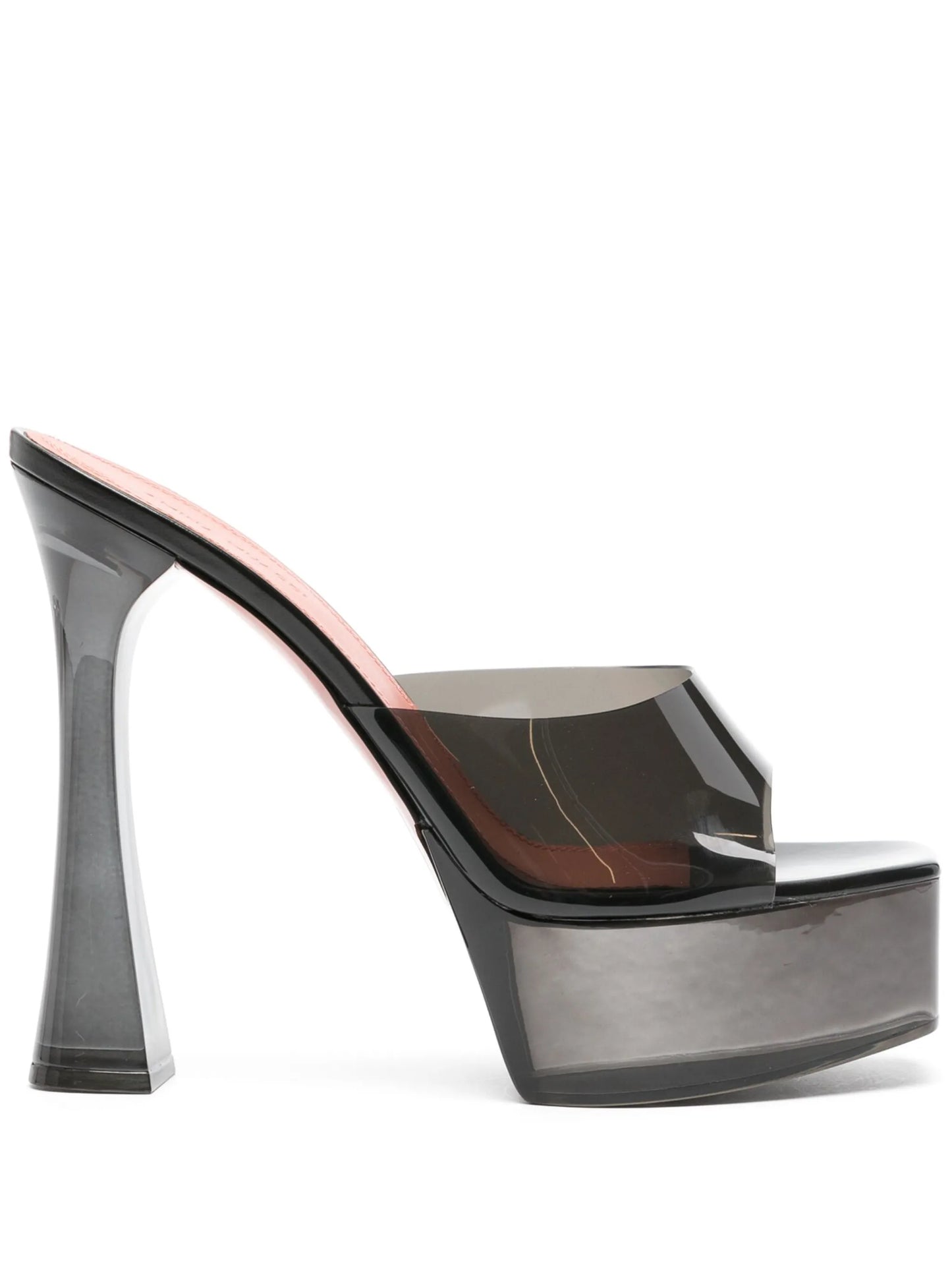 140mm Dalida Glass platform sandals