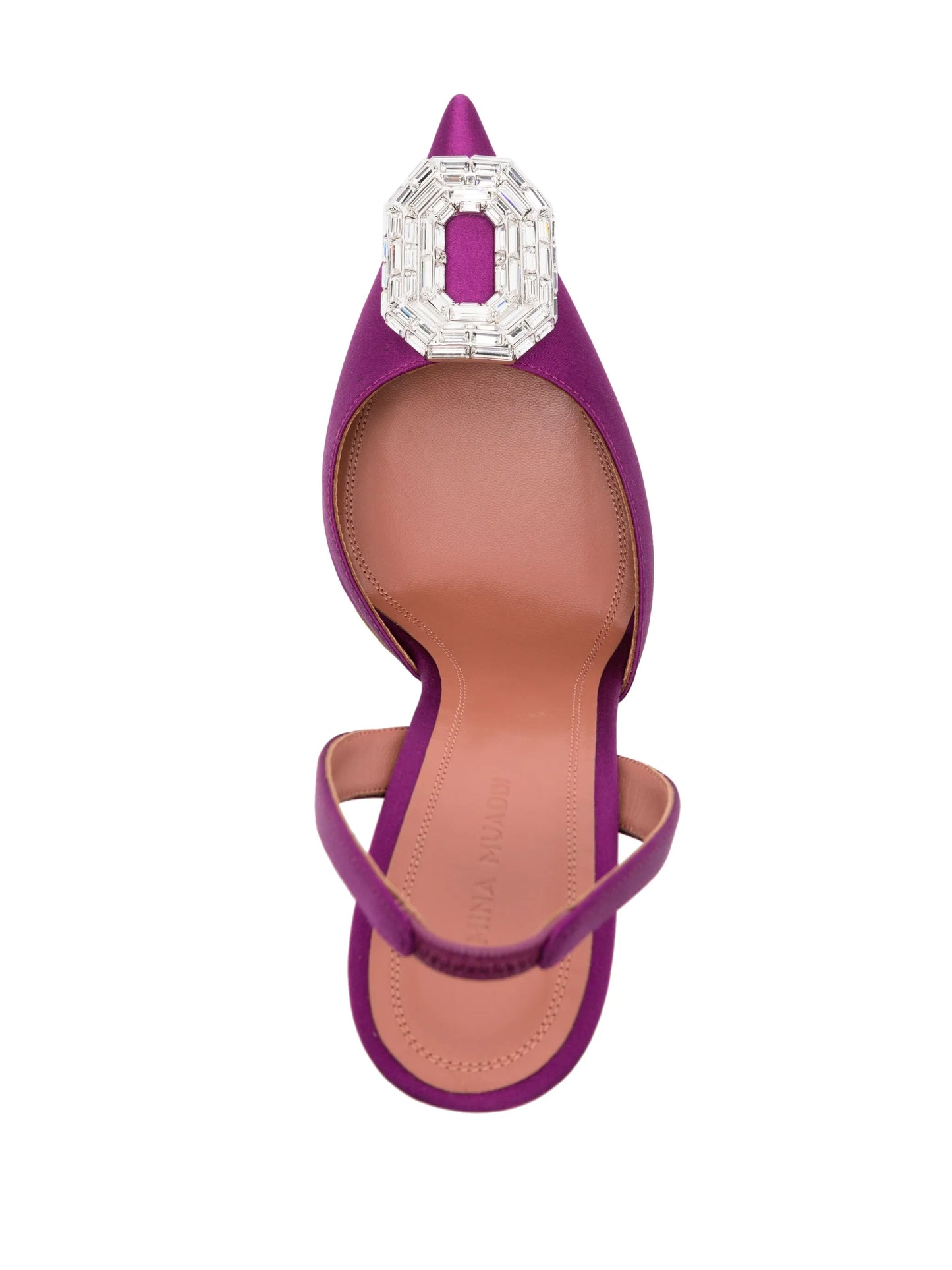 105mm Camelia satin pump