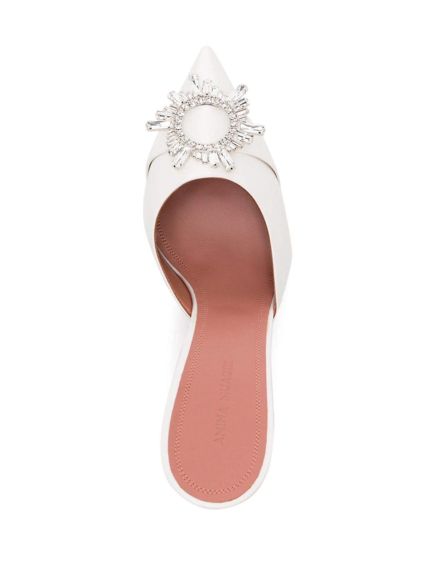Begum 95mm crystal-embellished mules