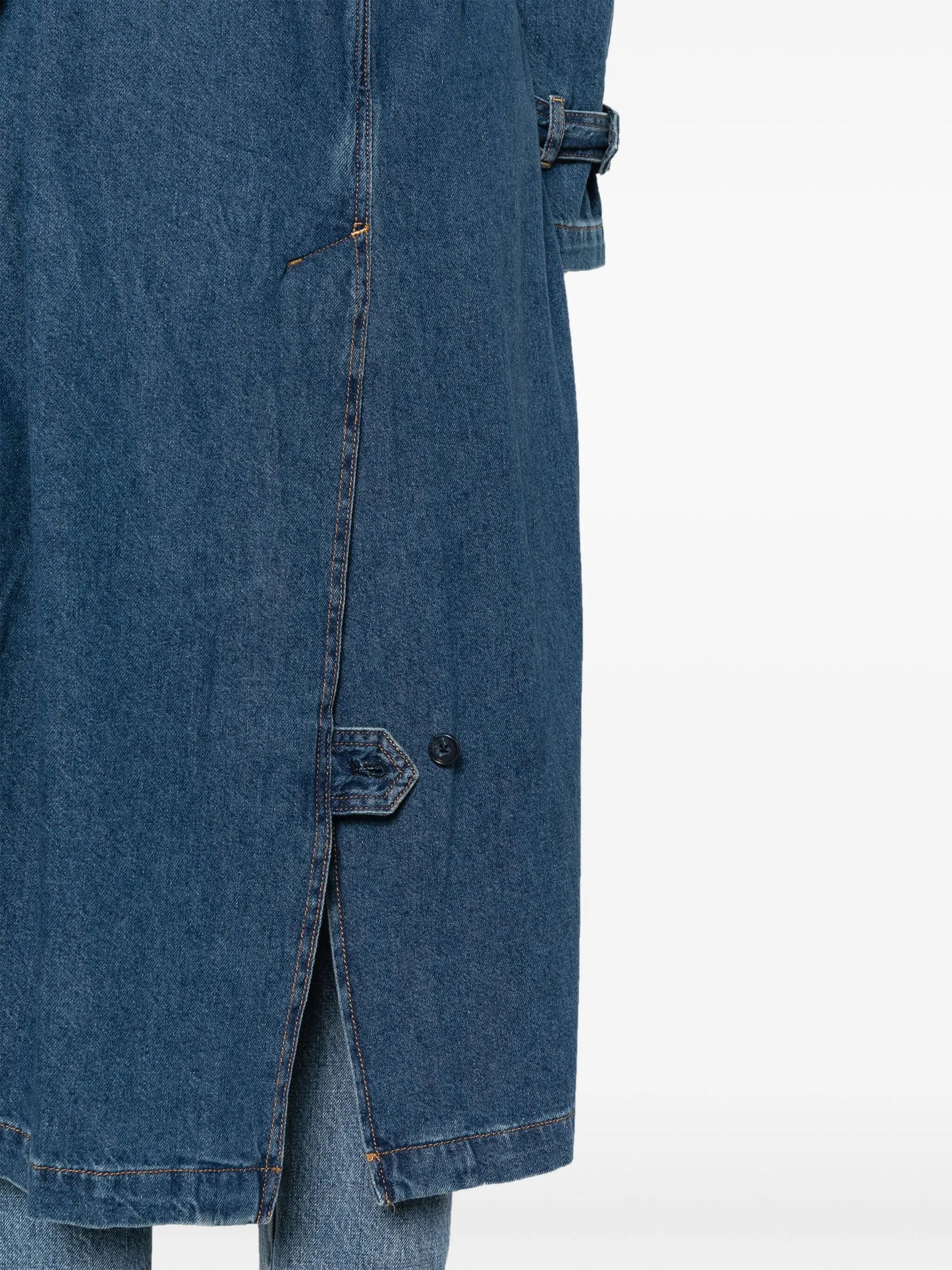 Hayes denim trench coat