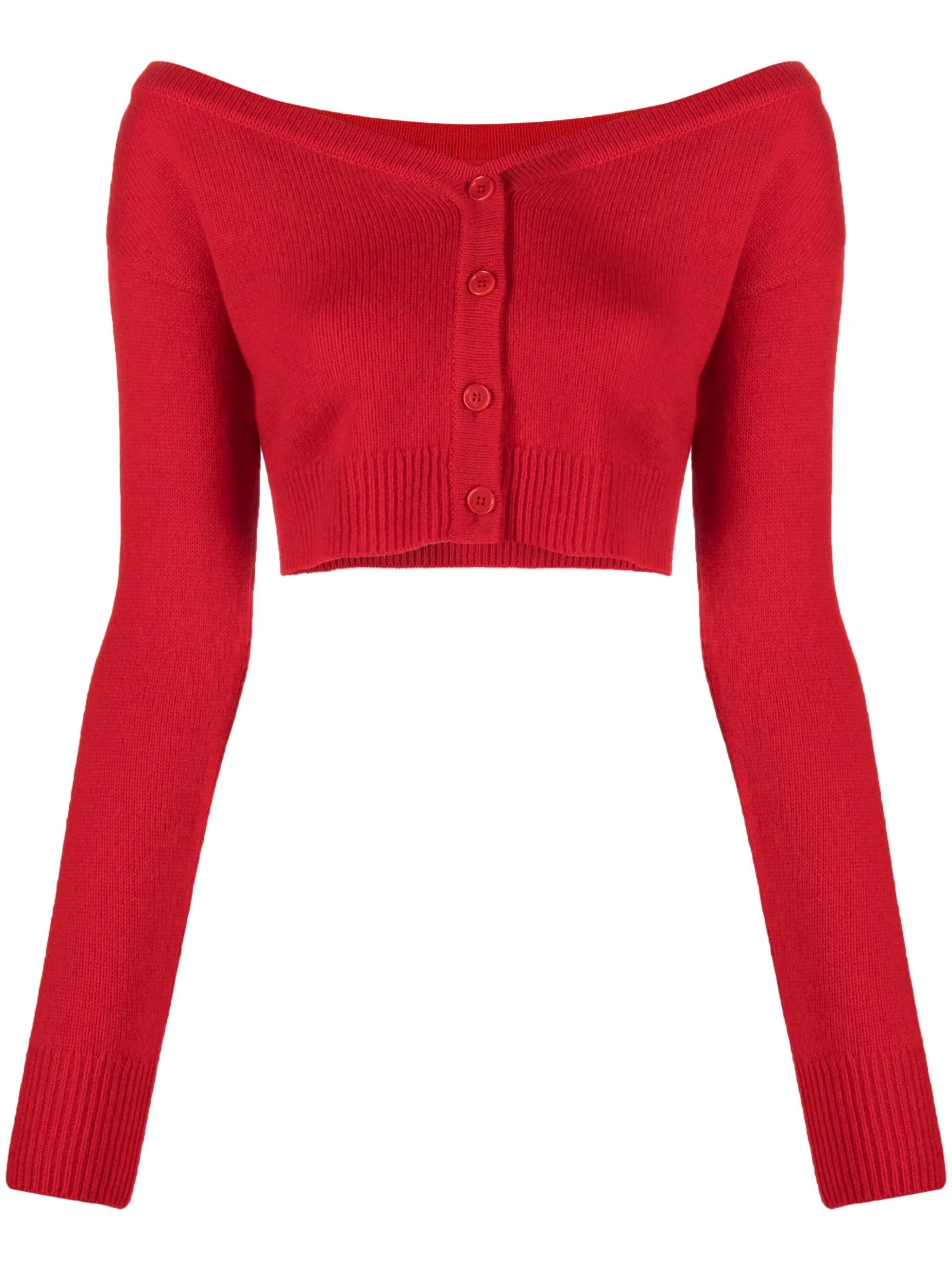 Millie off-shoulder cardigan