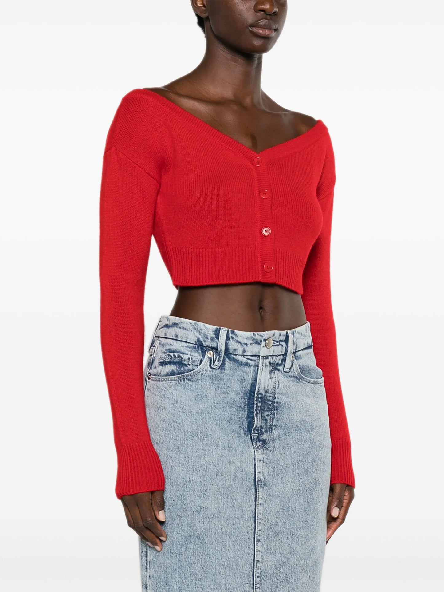 Millie off-shoulder cardigan
