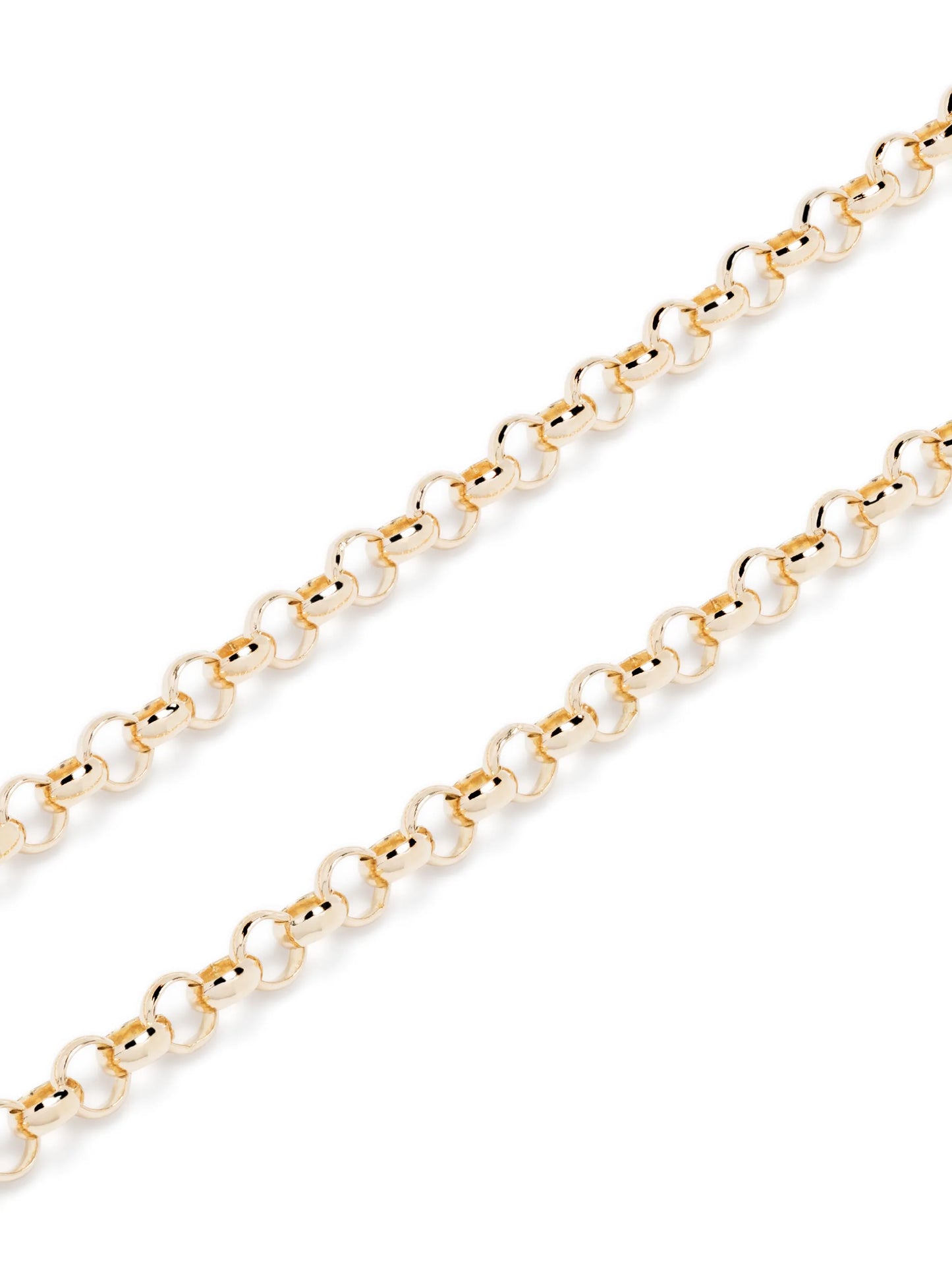 14kt yellow gold diamond and emerald T-bar necklace