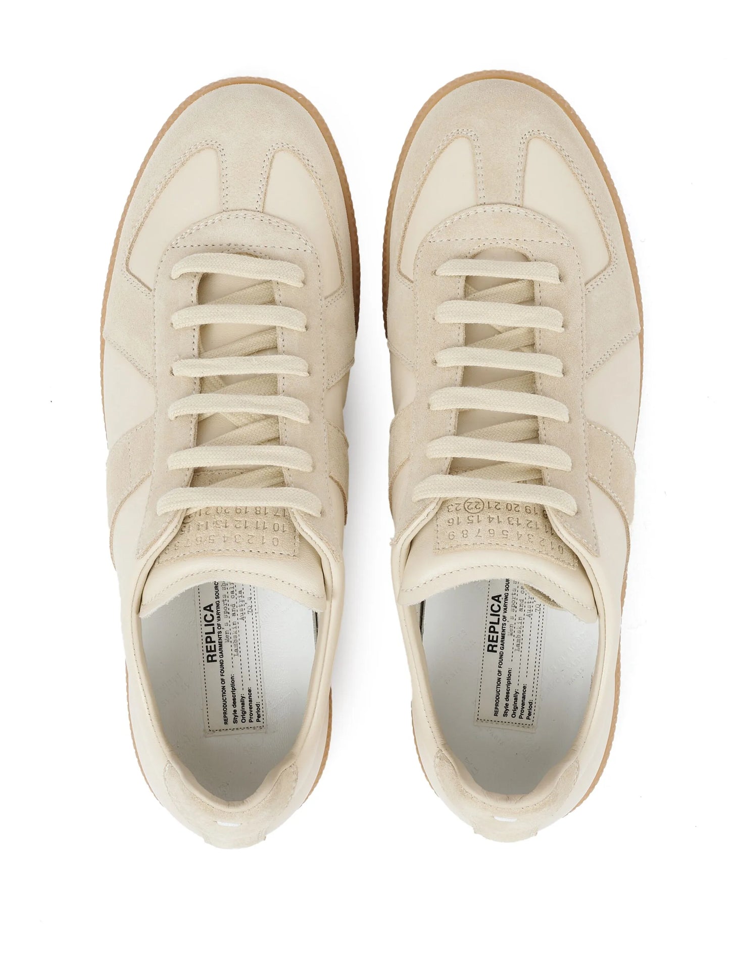 Replica leather sneakers