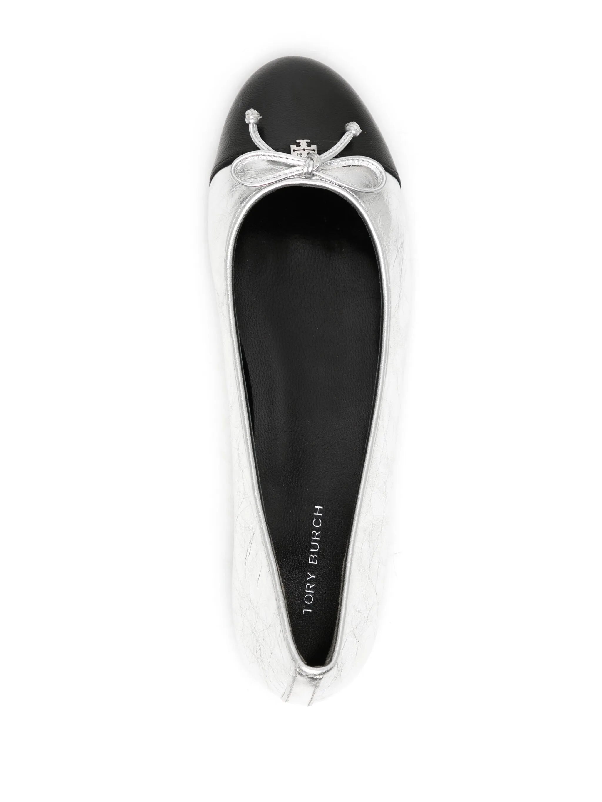 cap-toe ballerina shoes