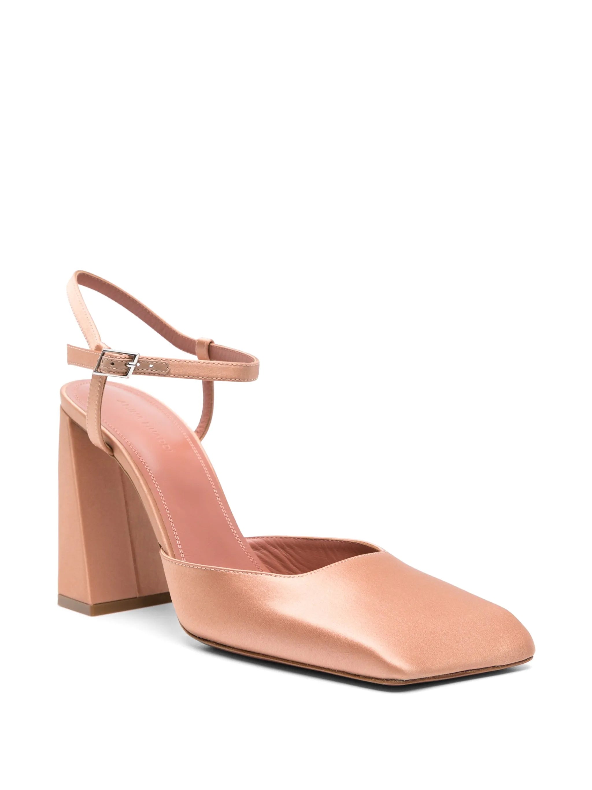 Charlotte 95mm satin pumps