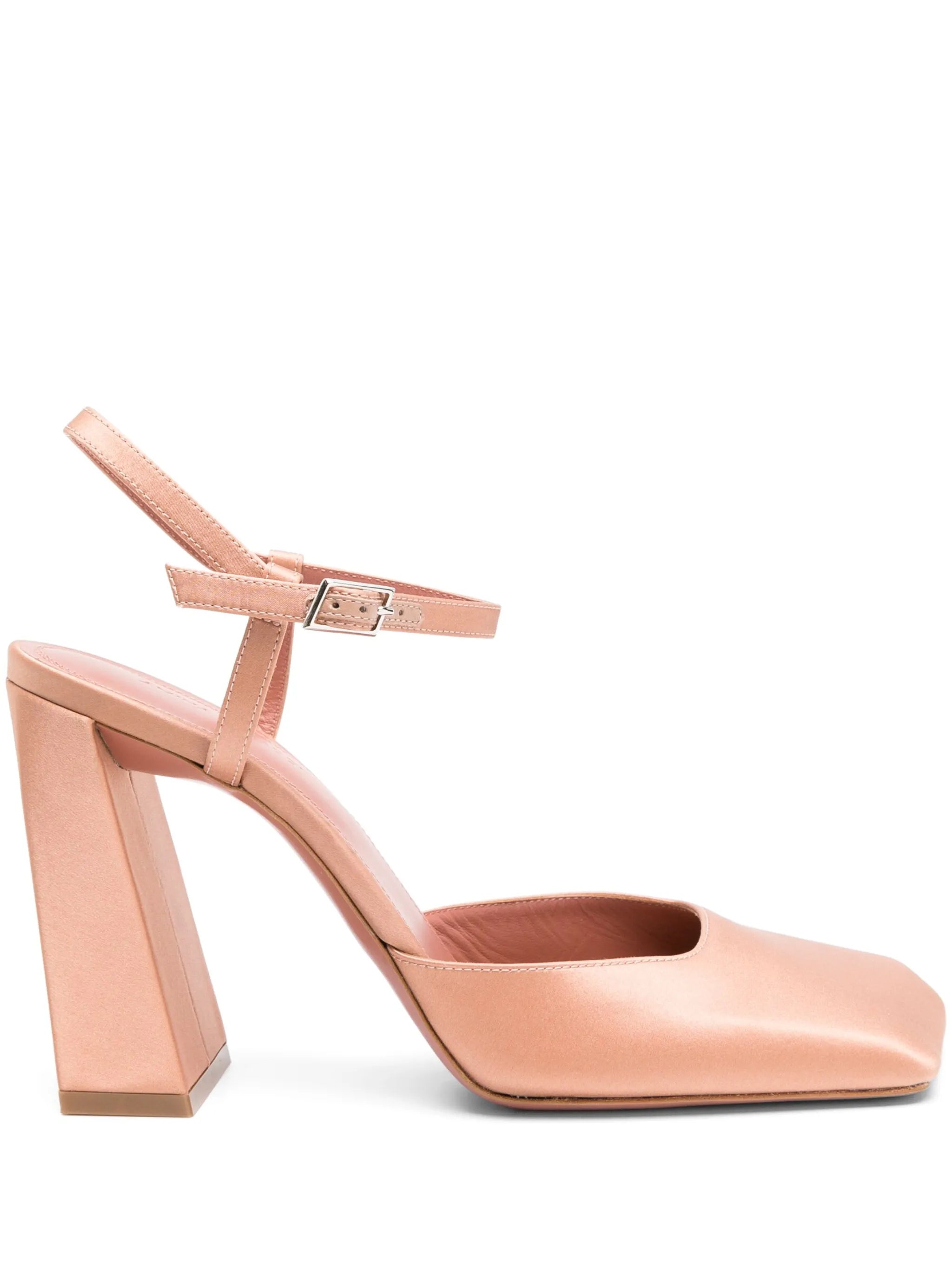 Charlotte 95mm satin pumps