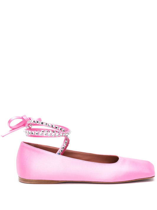 Ane satin ballet pumps