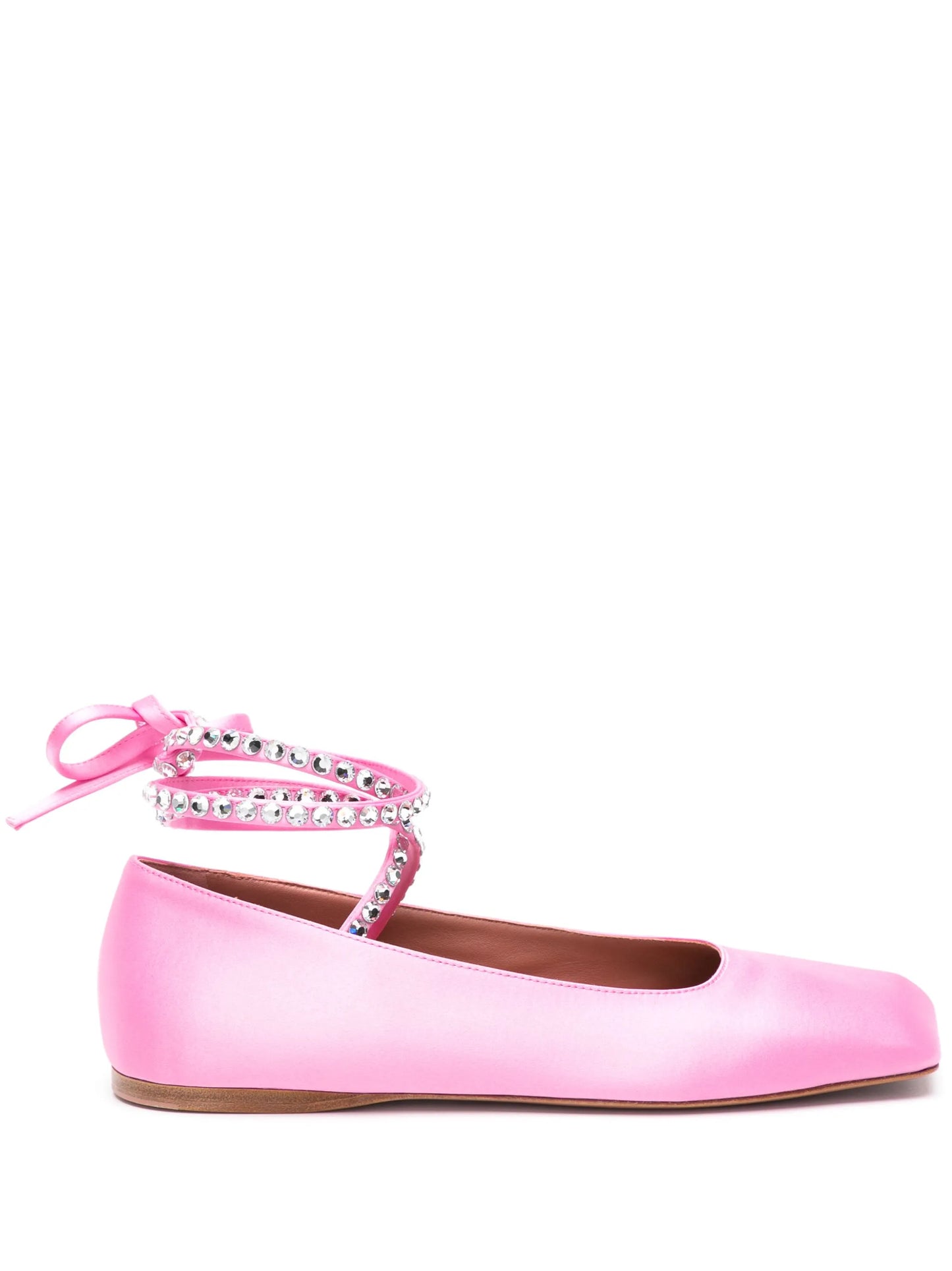 Ane satin ballet pumps