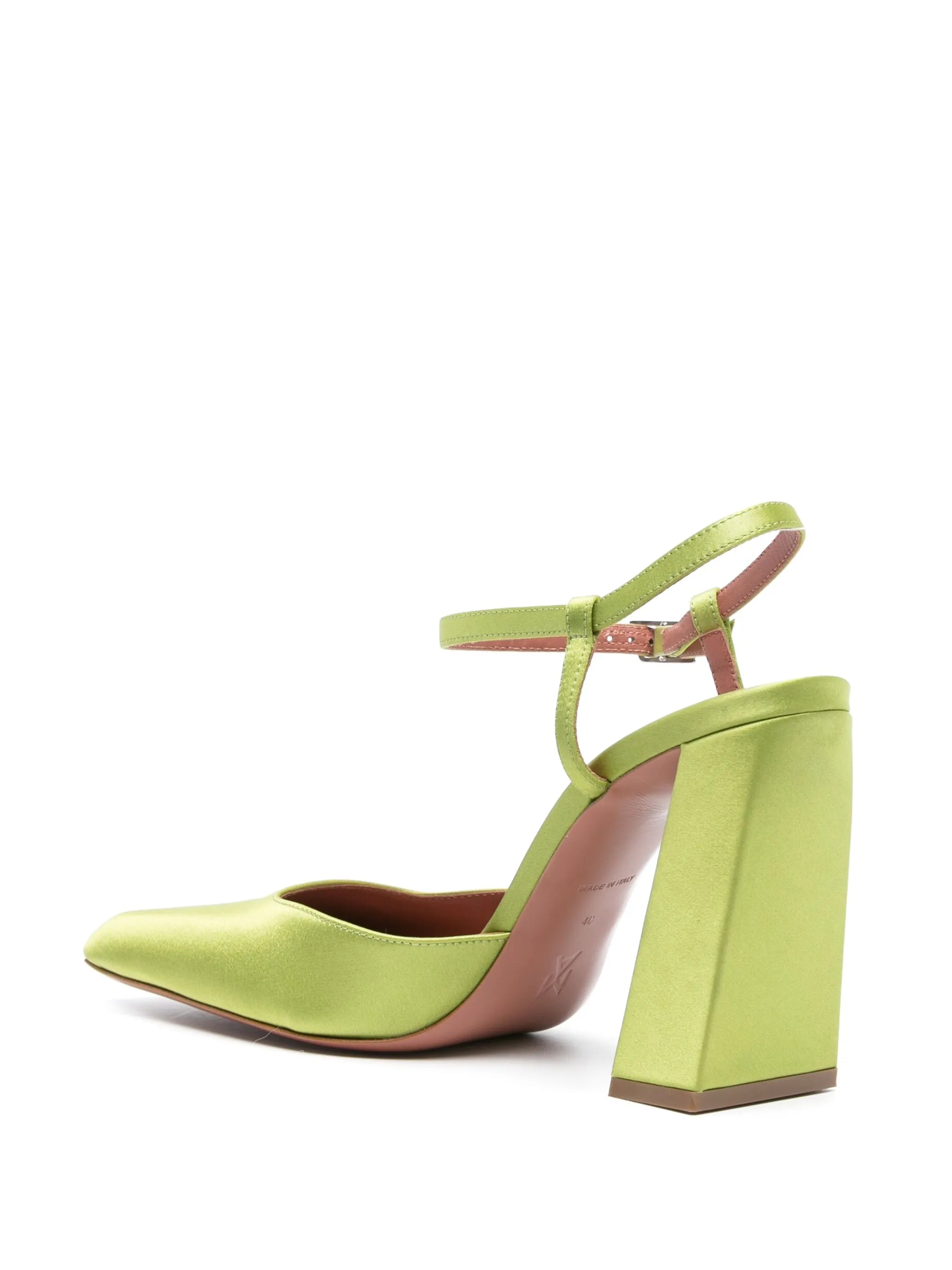 Charlotte 95mm satin pumps