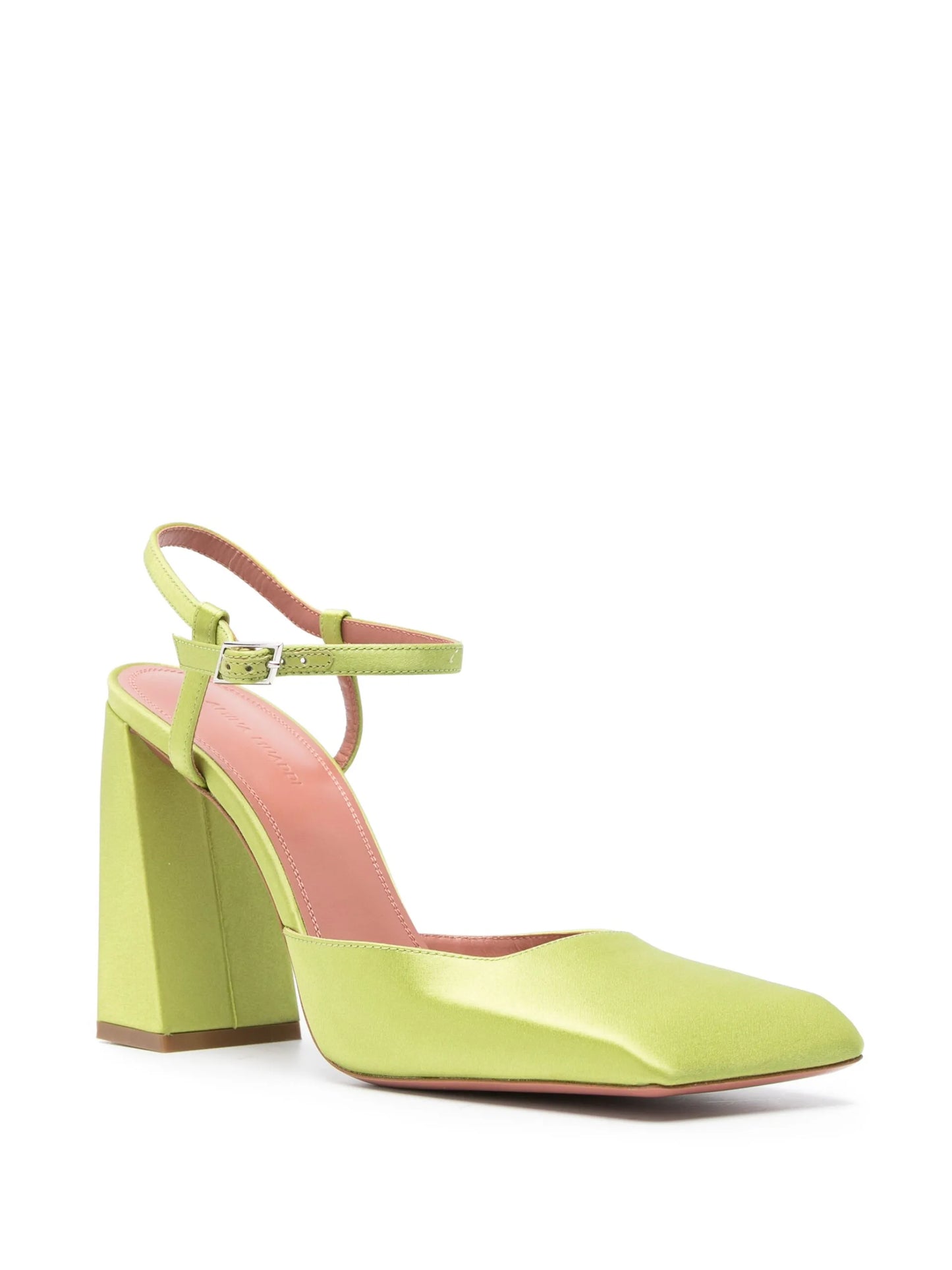 Charlotte 95mm satin pumps