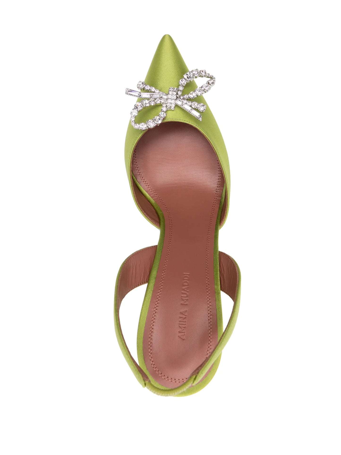 Rosie 95mm satin slingback pumps