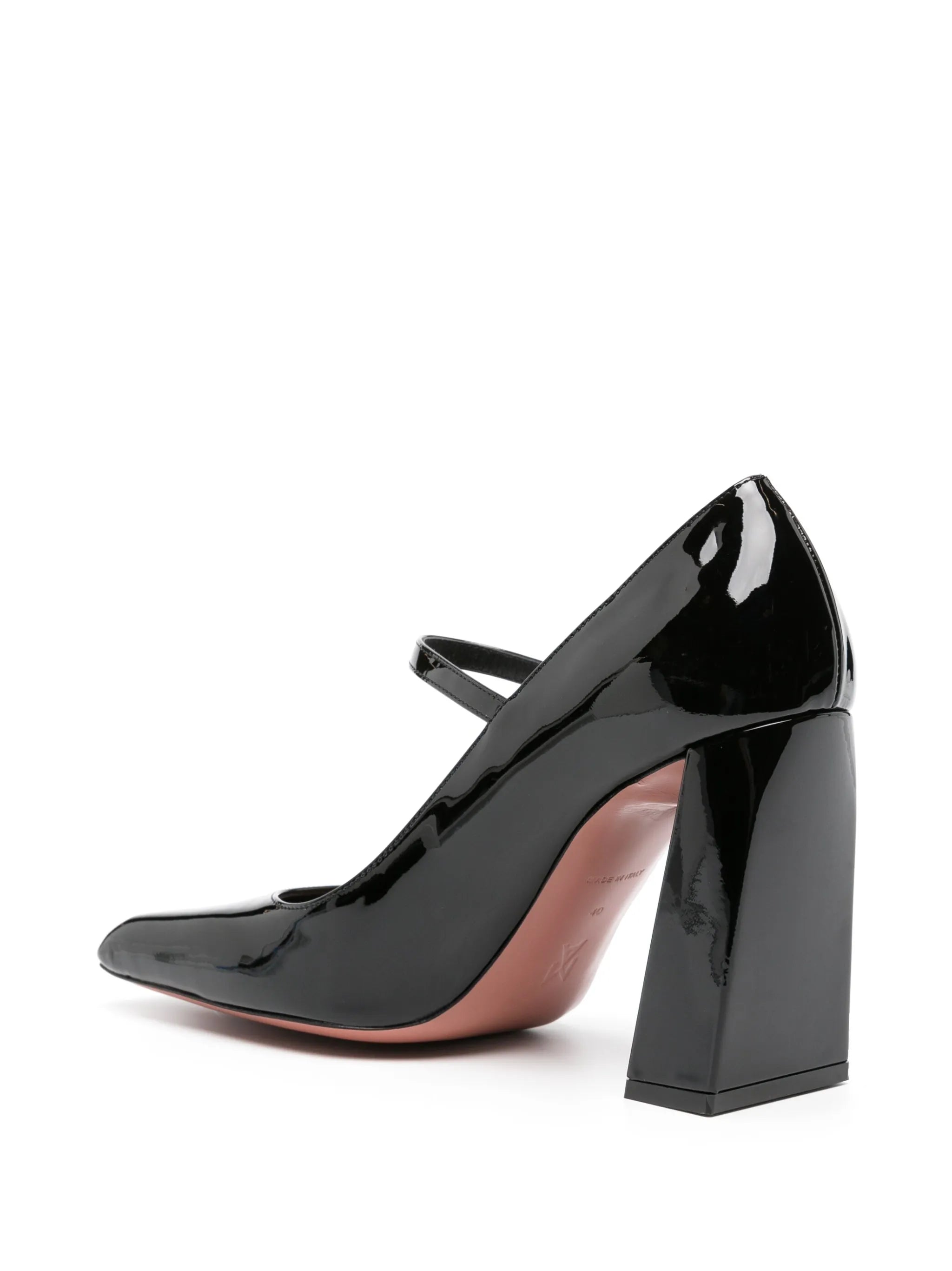 Charlotte 95mm leather pumps
