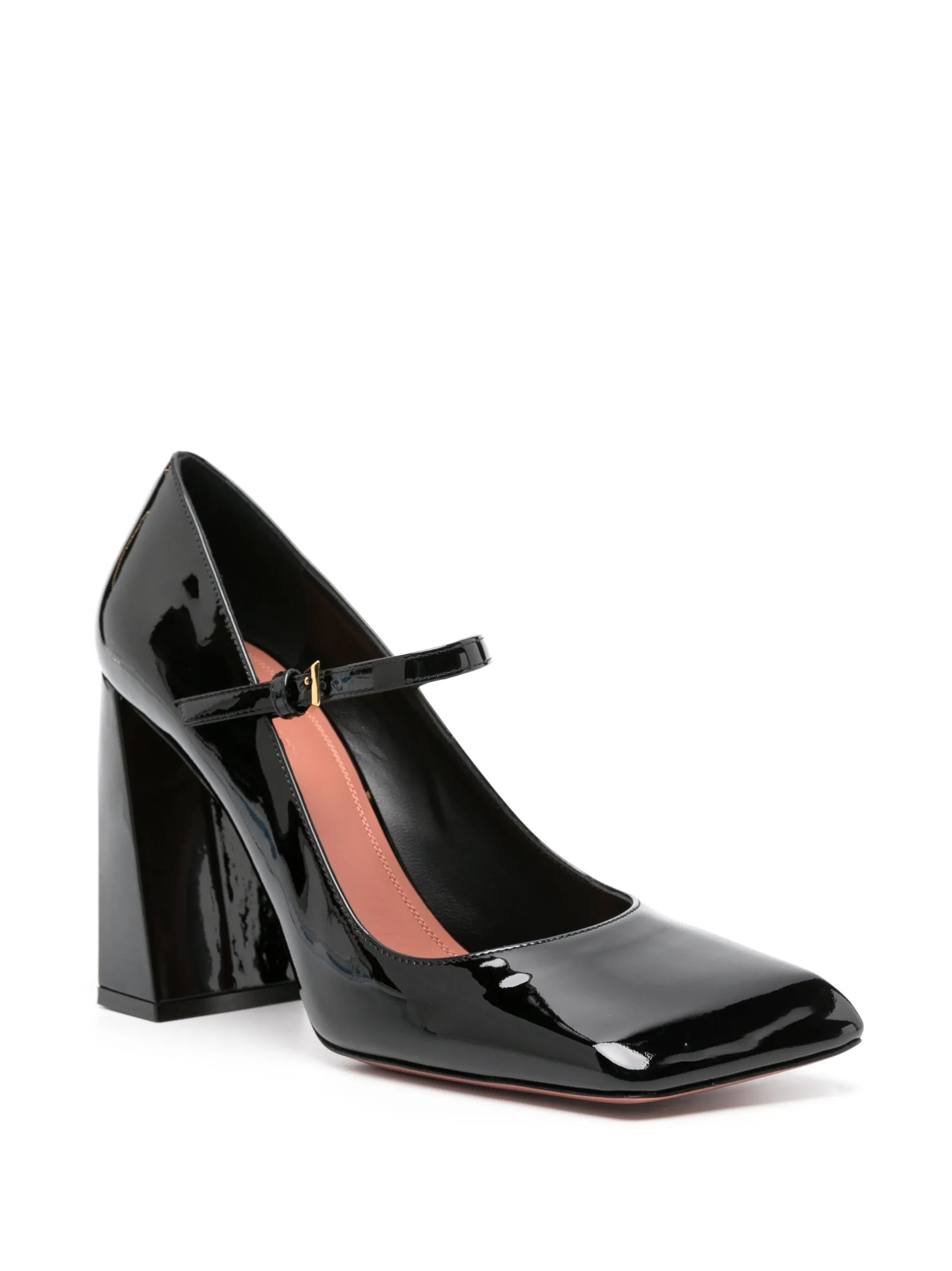 Charlotte 95mm leather pumps