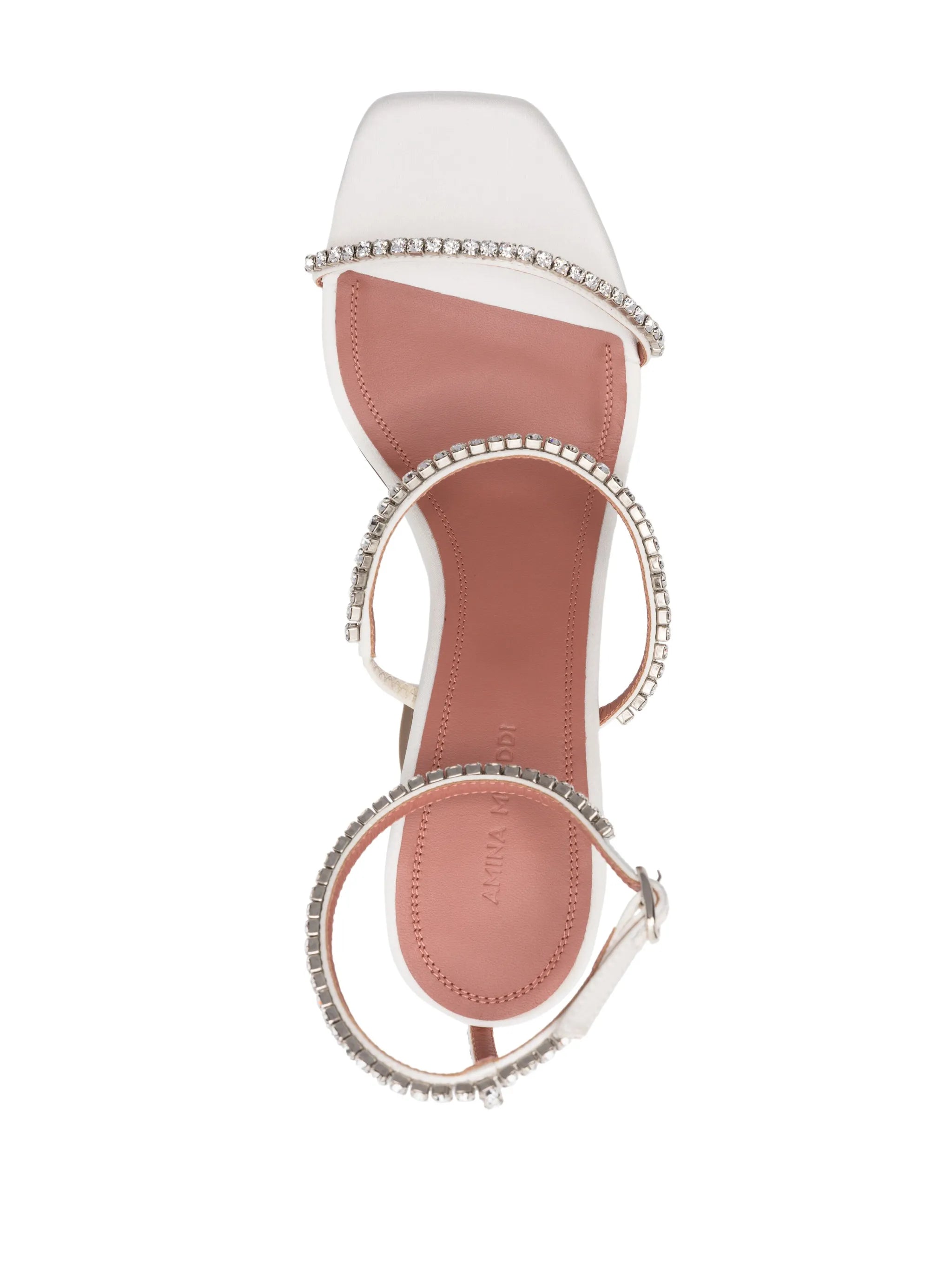 Gilda 95mm crystal leather sandals