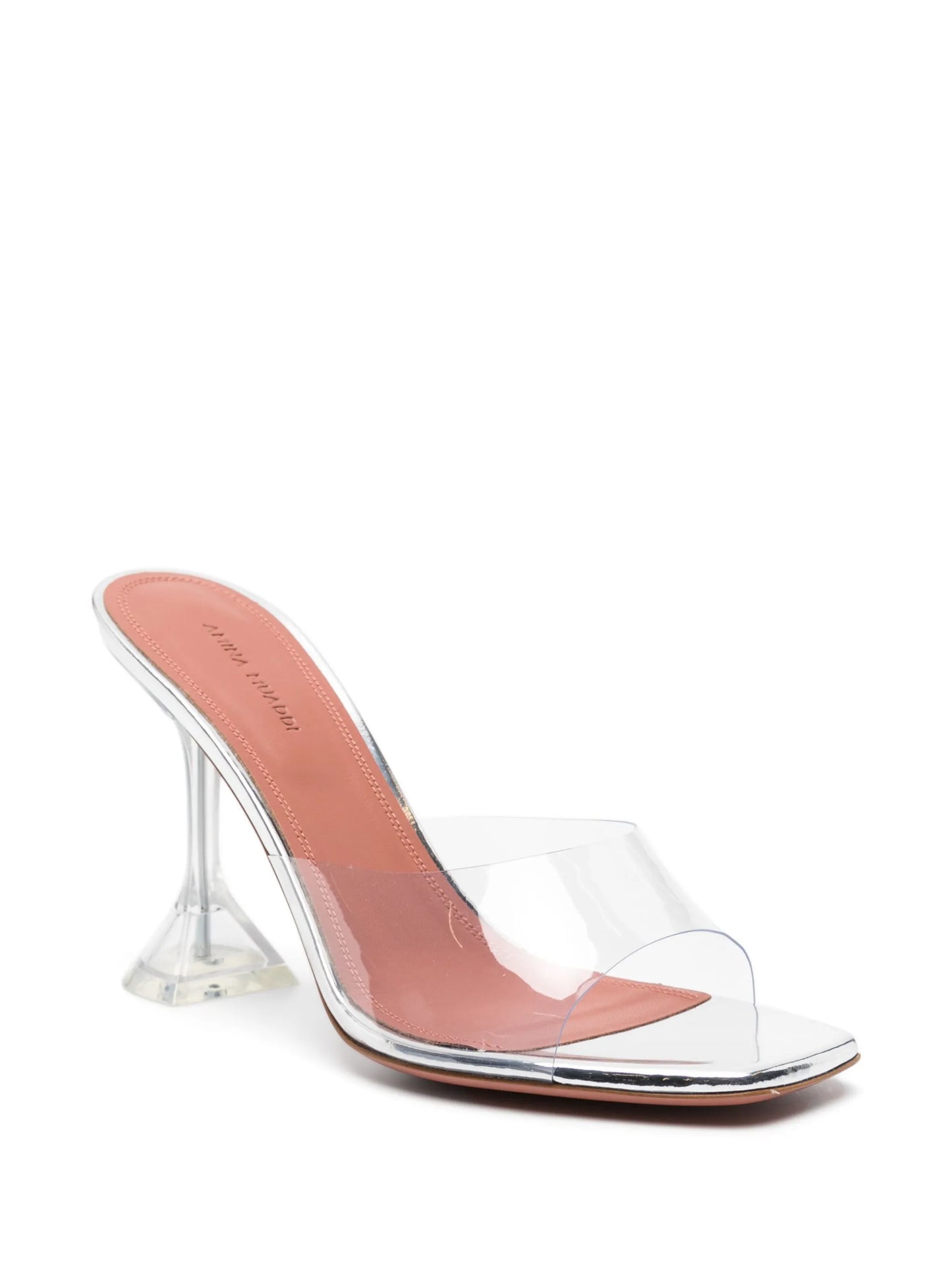 95mm Lupita Glass transparent mules