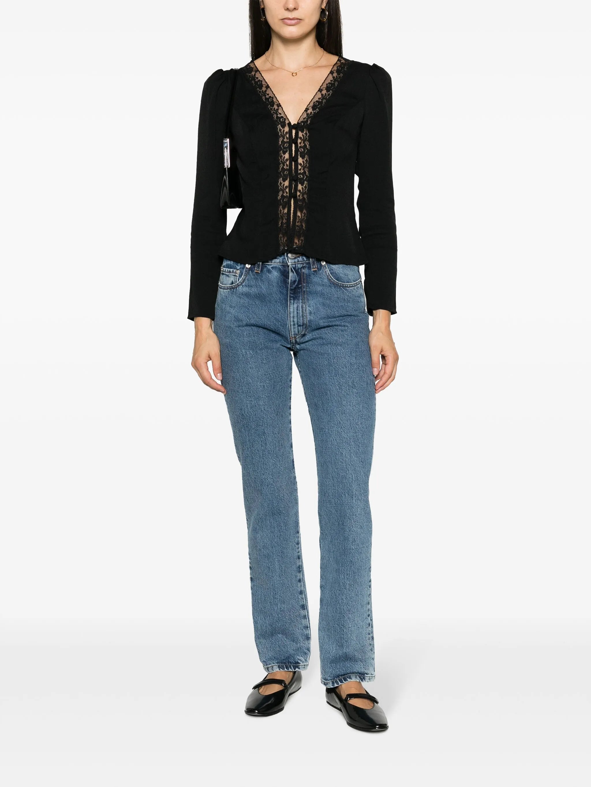 Nadene long-sleeve top