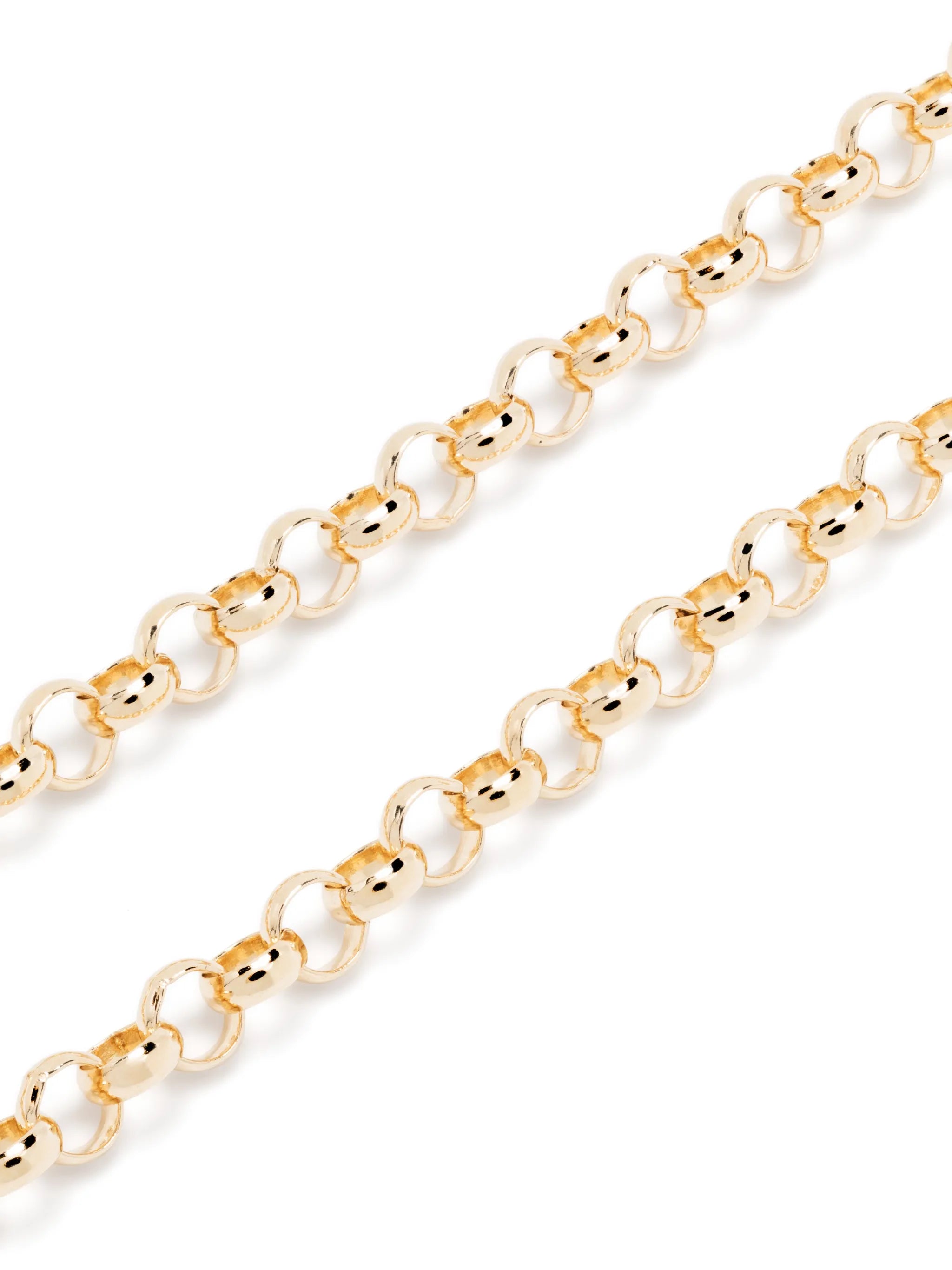 14kt yellow gold ruby T-bar necklace