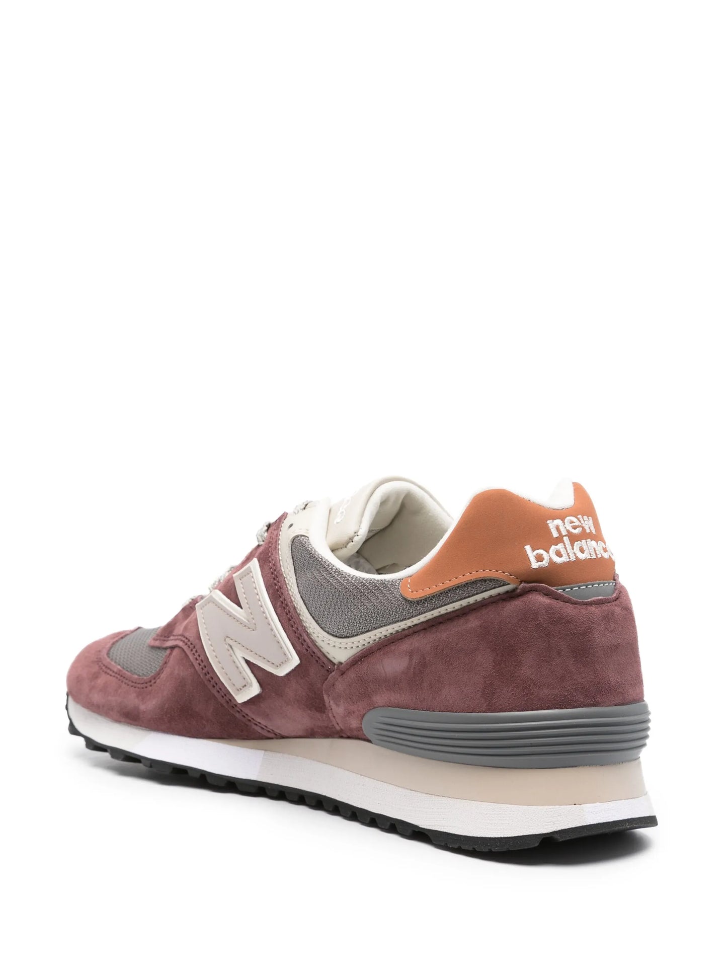 576 panelled suede sneakers