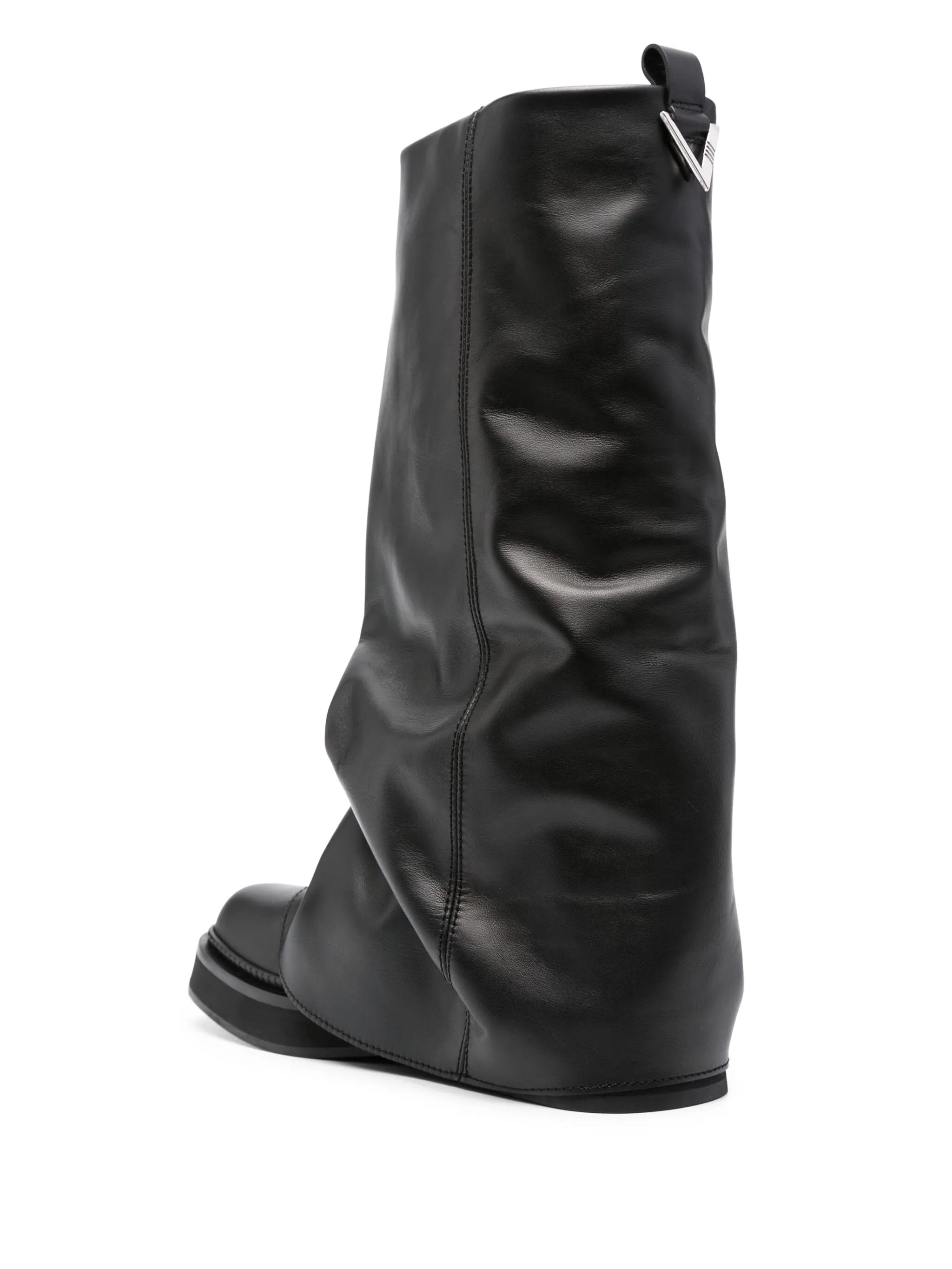 Robin layered leather boots