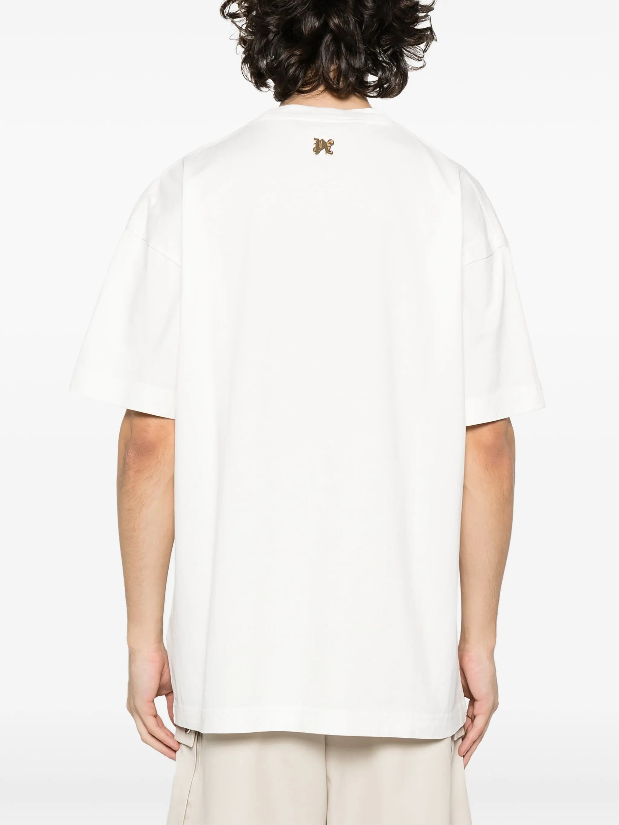 Burning monogram-print T-shirt