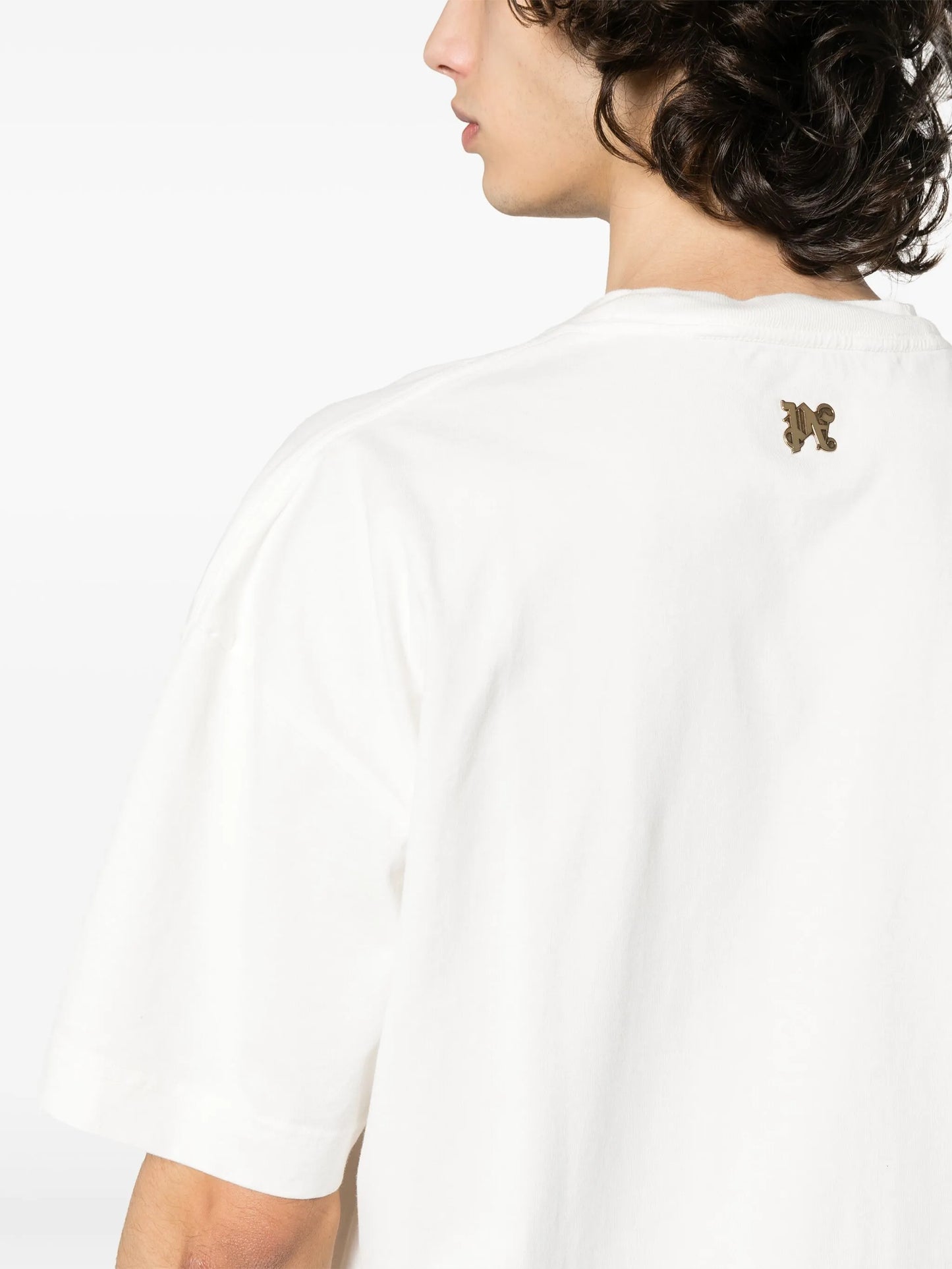 Burning monogram-print T-shirt