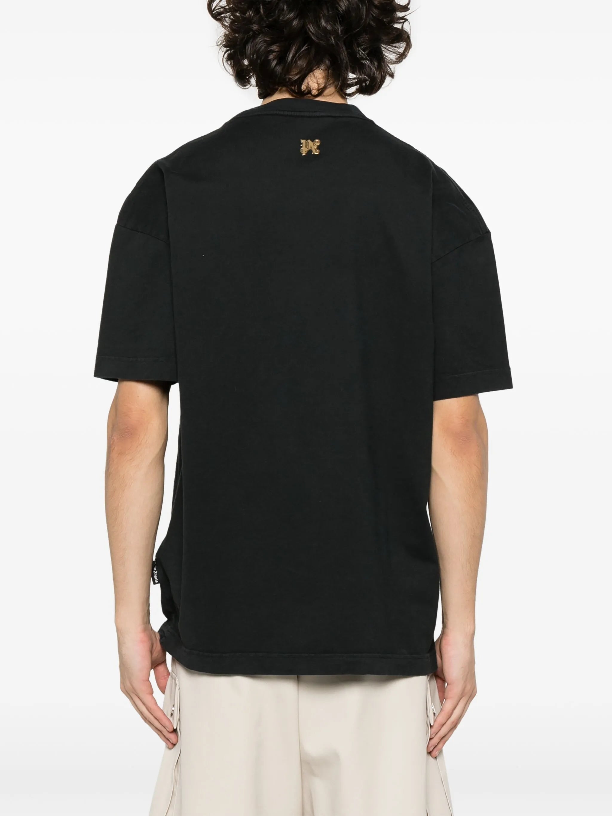 Burning monogram-print T-shirt