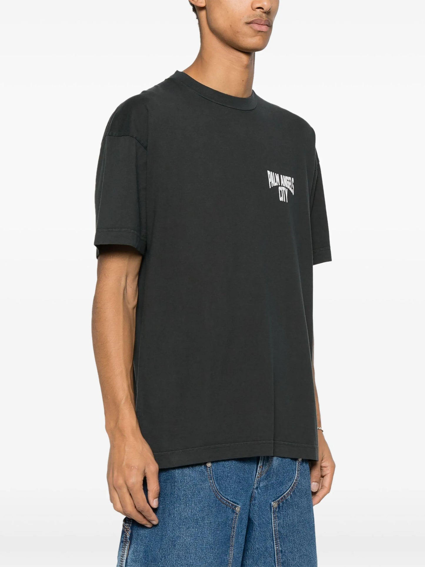 City washed-effect T-shirt