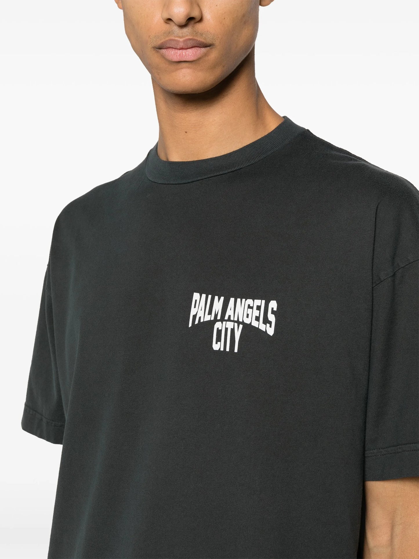 City washed-effect T-shirt