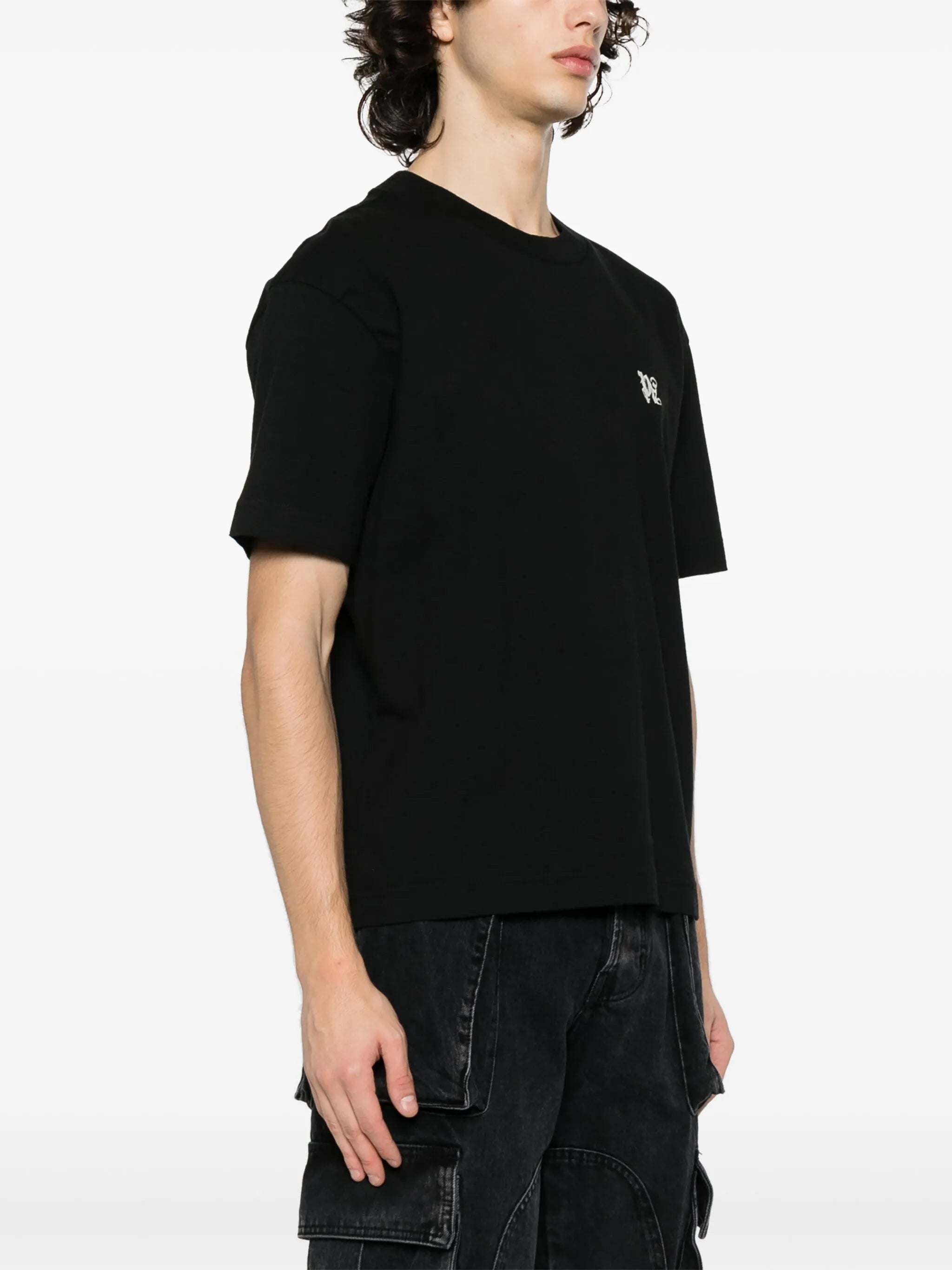 monogram-embroidered T-shirt (pack of three)