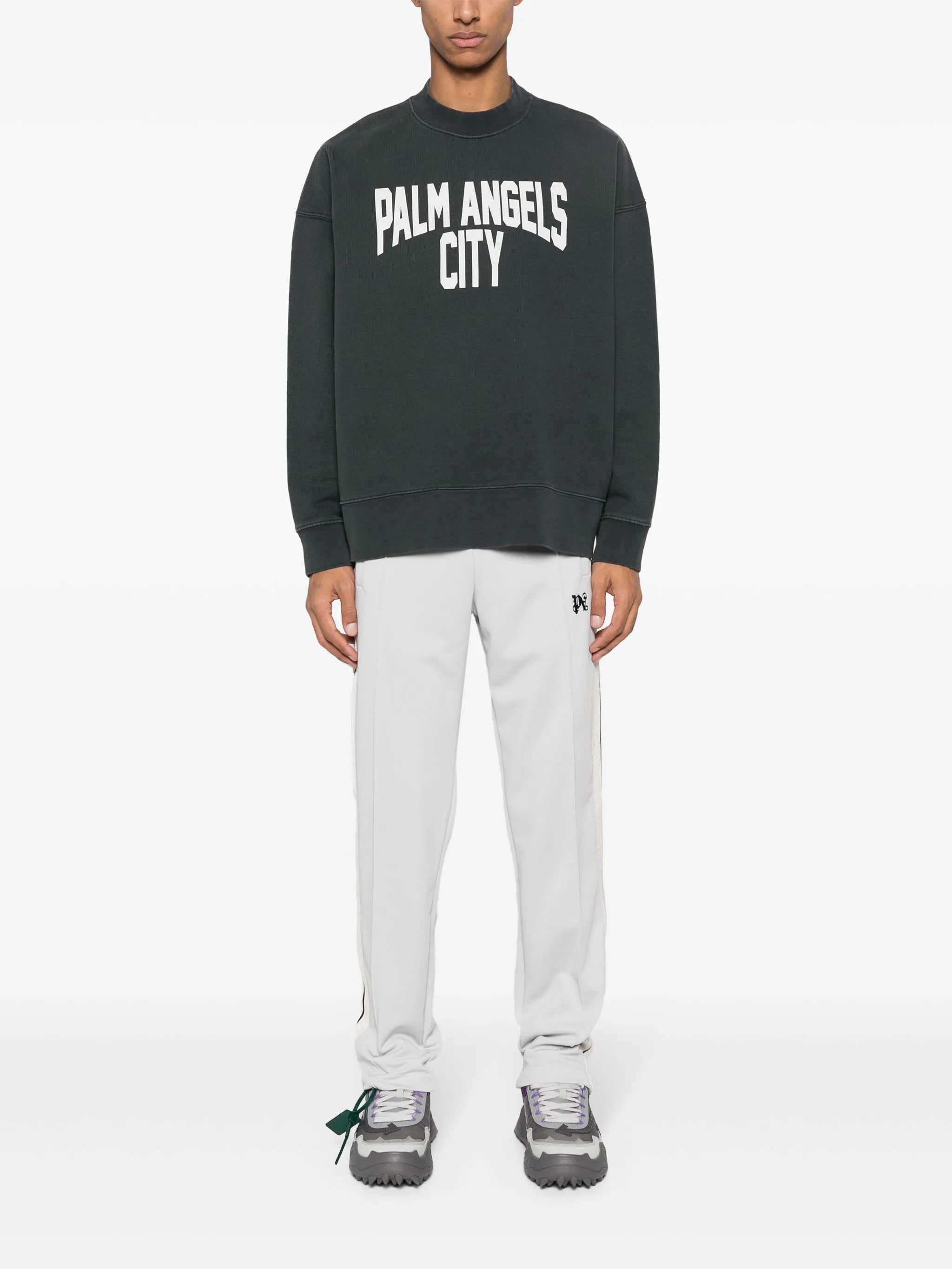City washed-effect sweatshirt