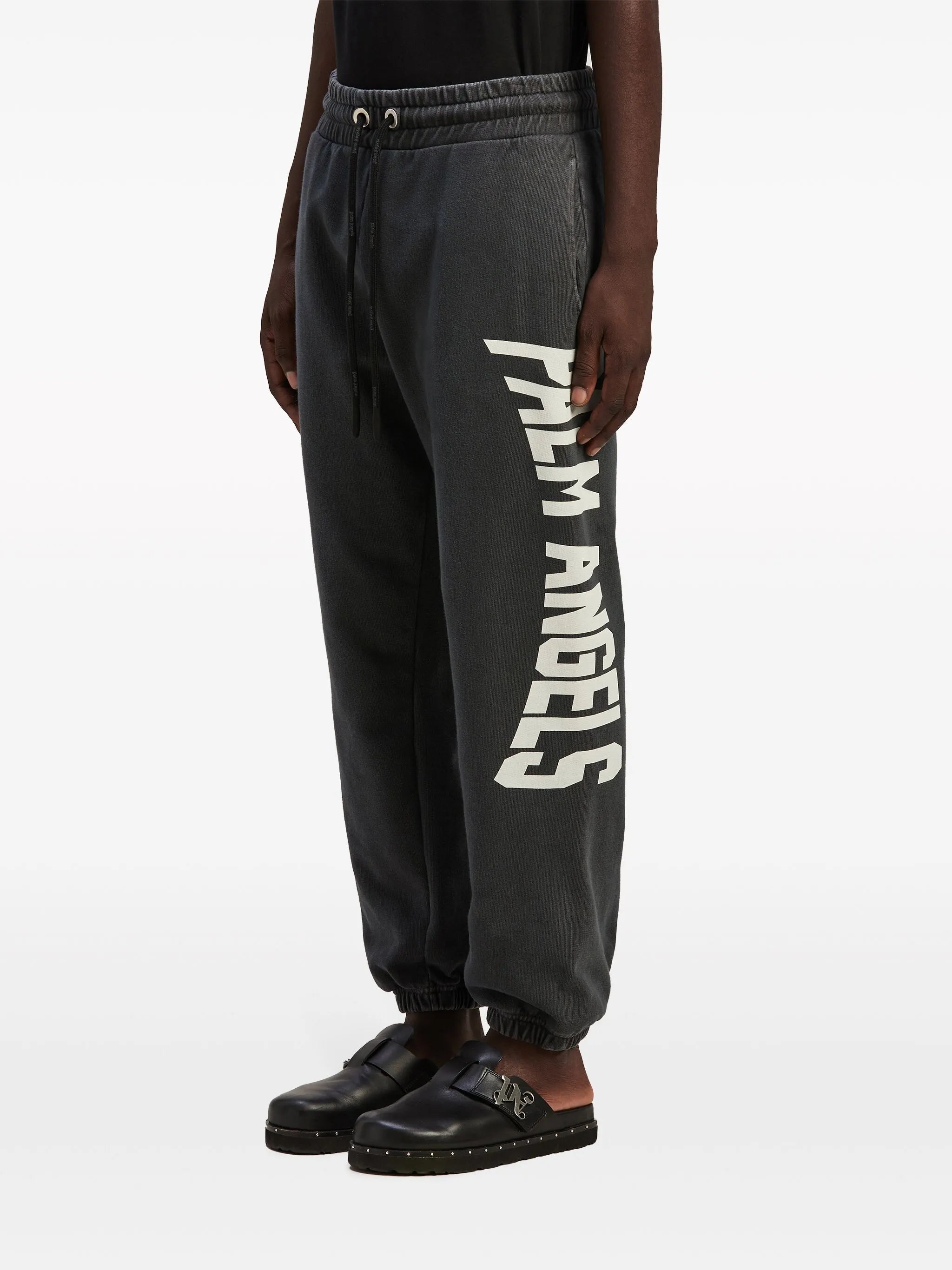 City washed-effect track pants