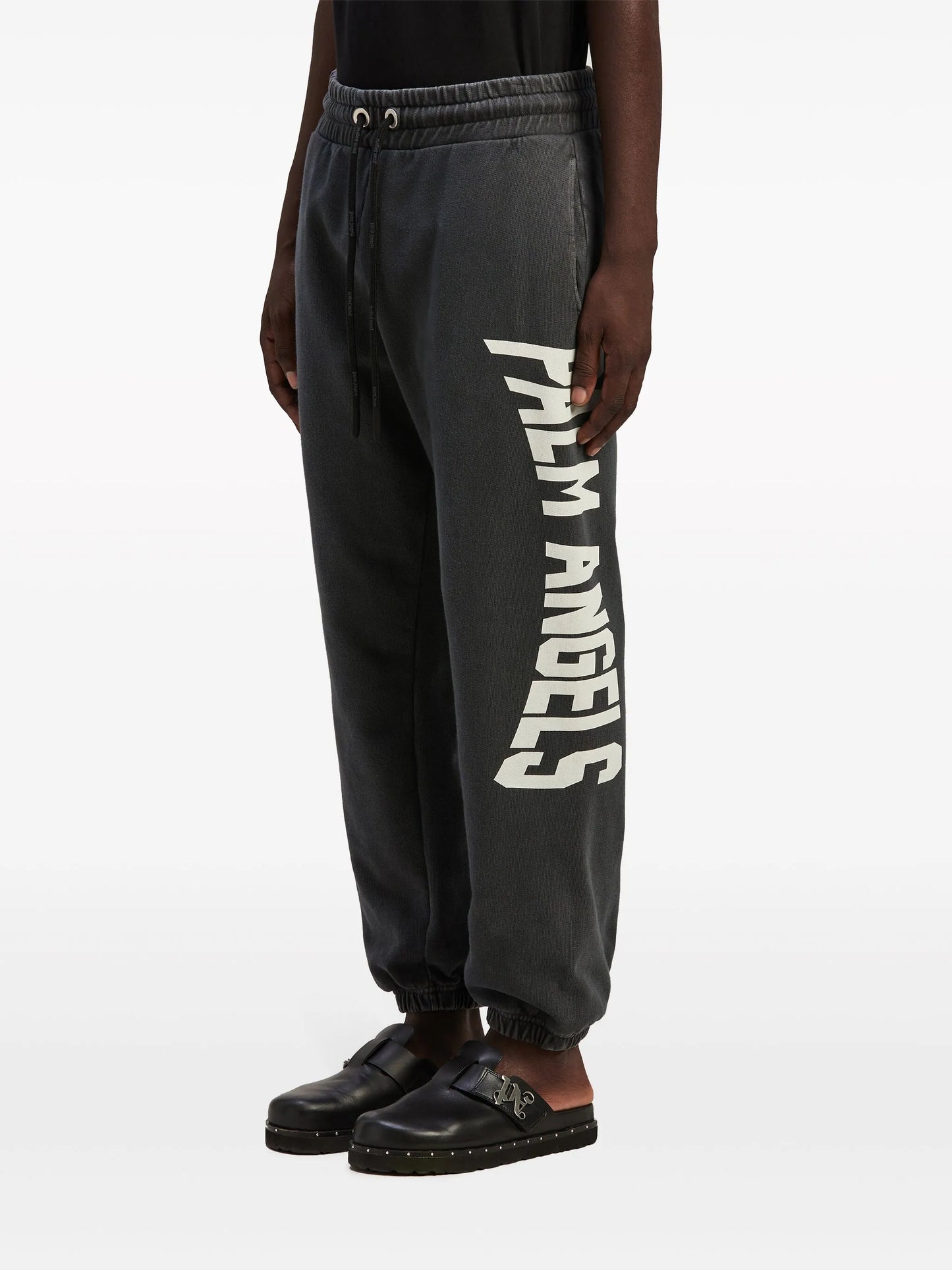 City washed-effect track pants