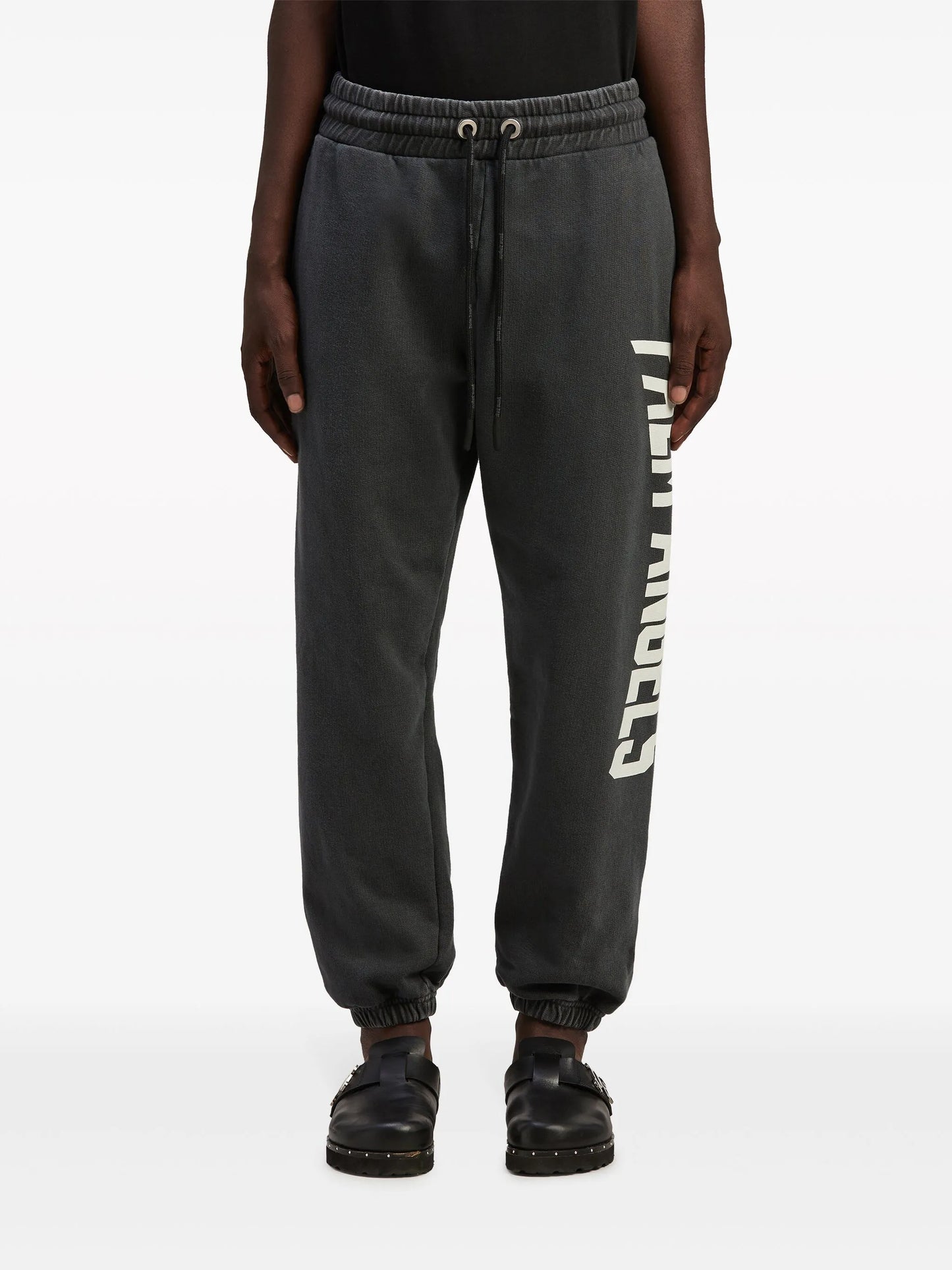 City washed-effect track pants