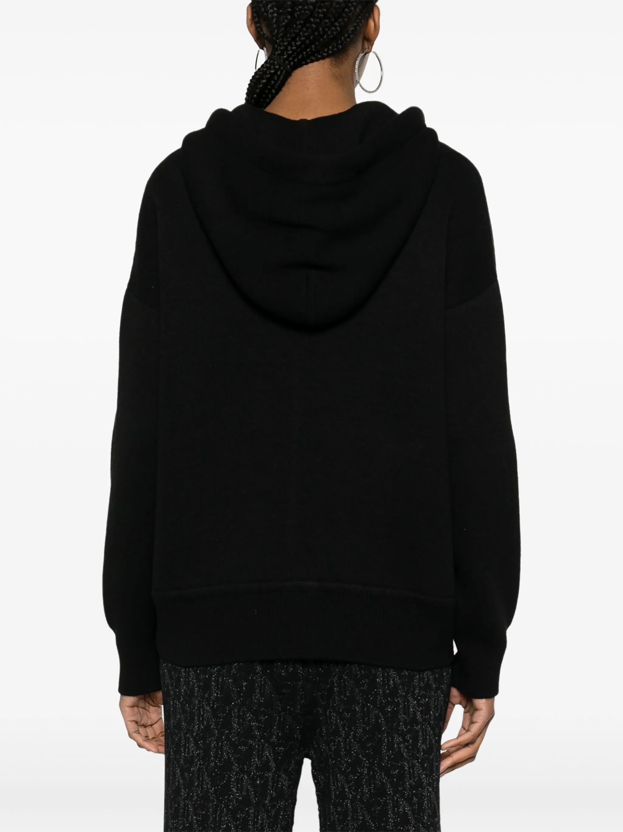 Palm knitted hoodie