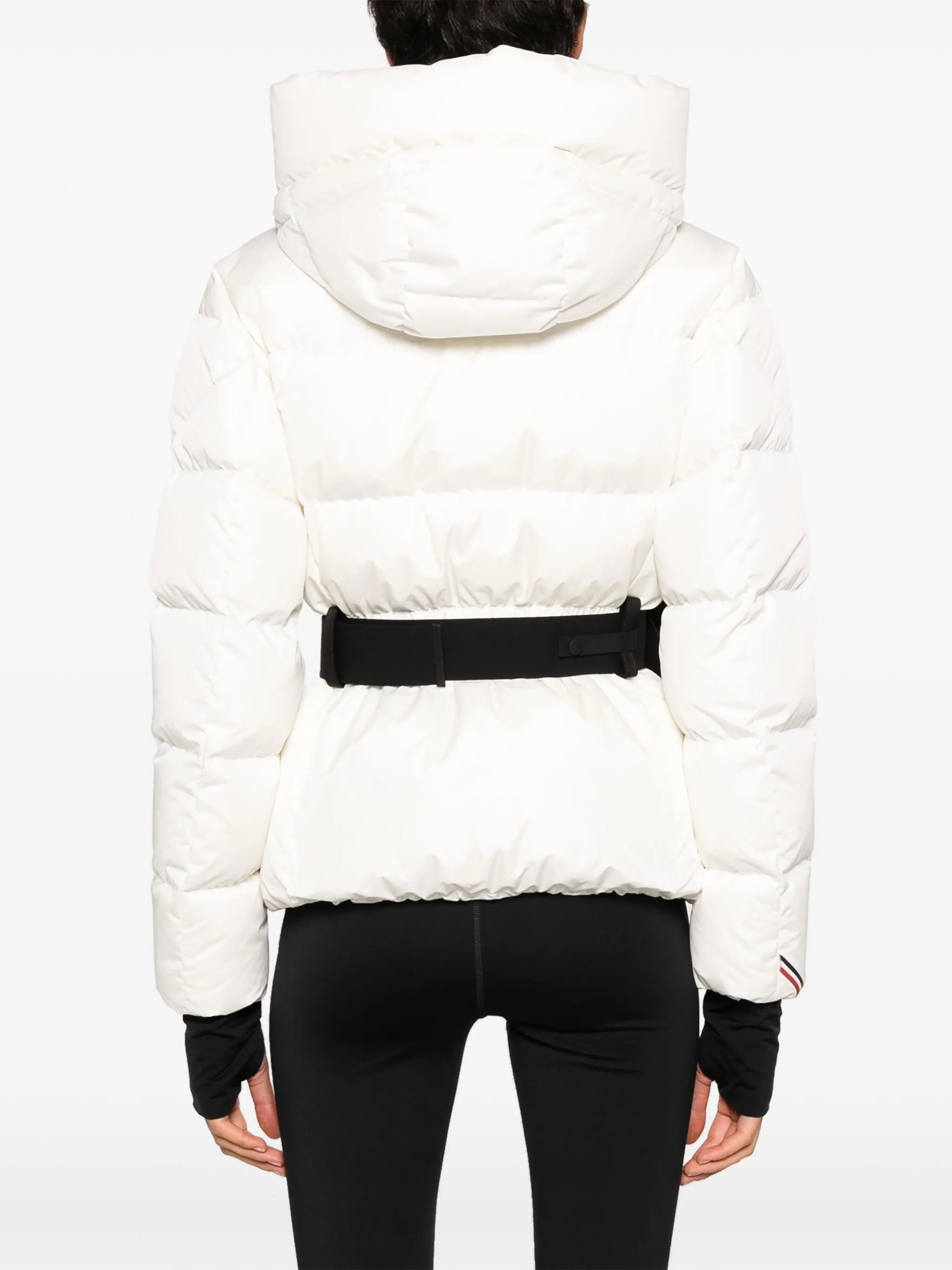 Bouquetin belted padded jacket