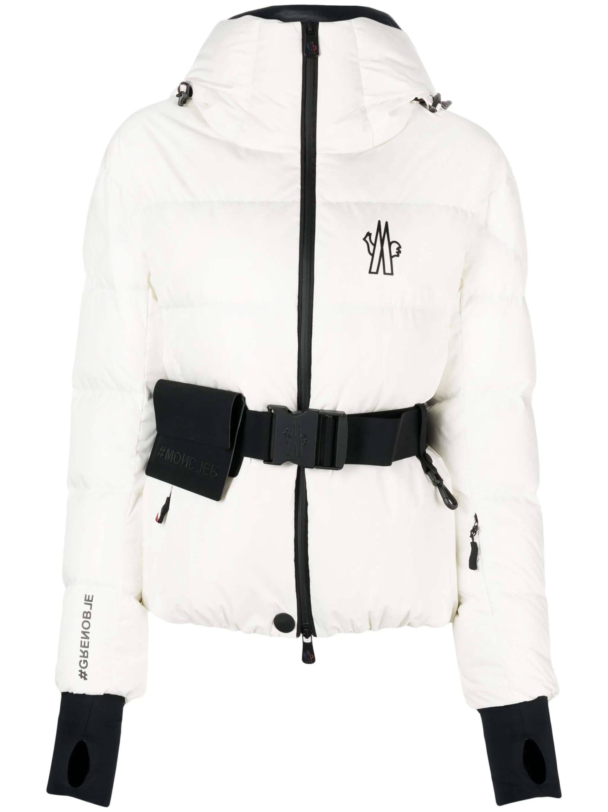 Bouquetin belted padded jacket
