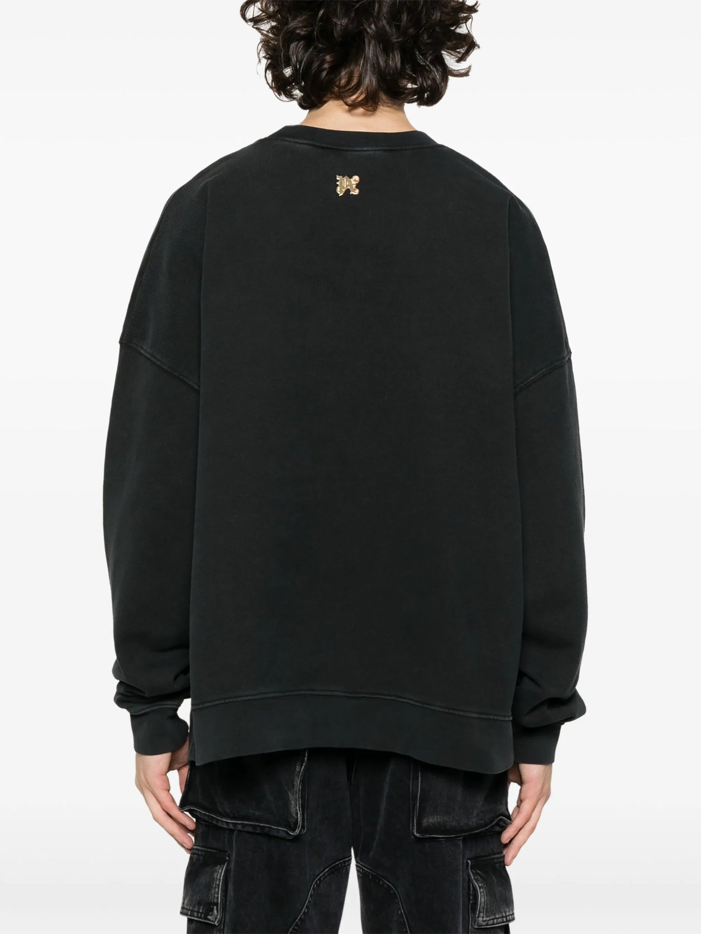 Burning monogram-print sweatshirt