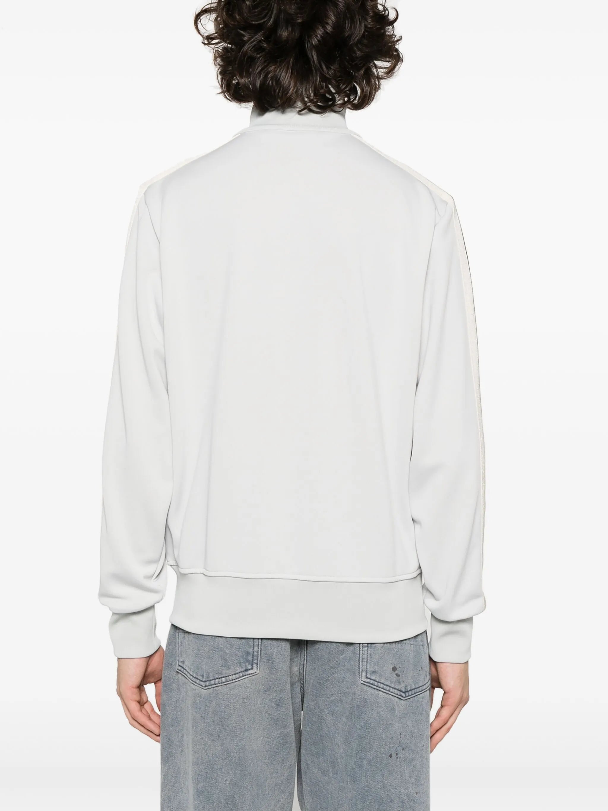 monogram-embroidered track jacket
