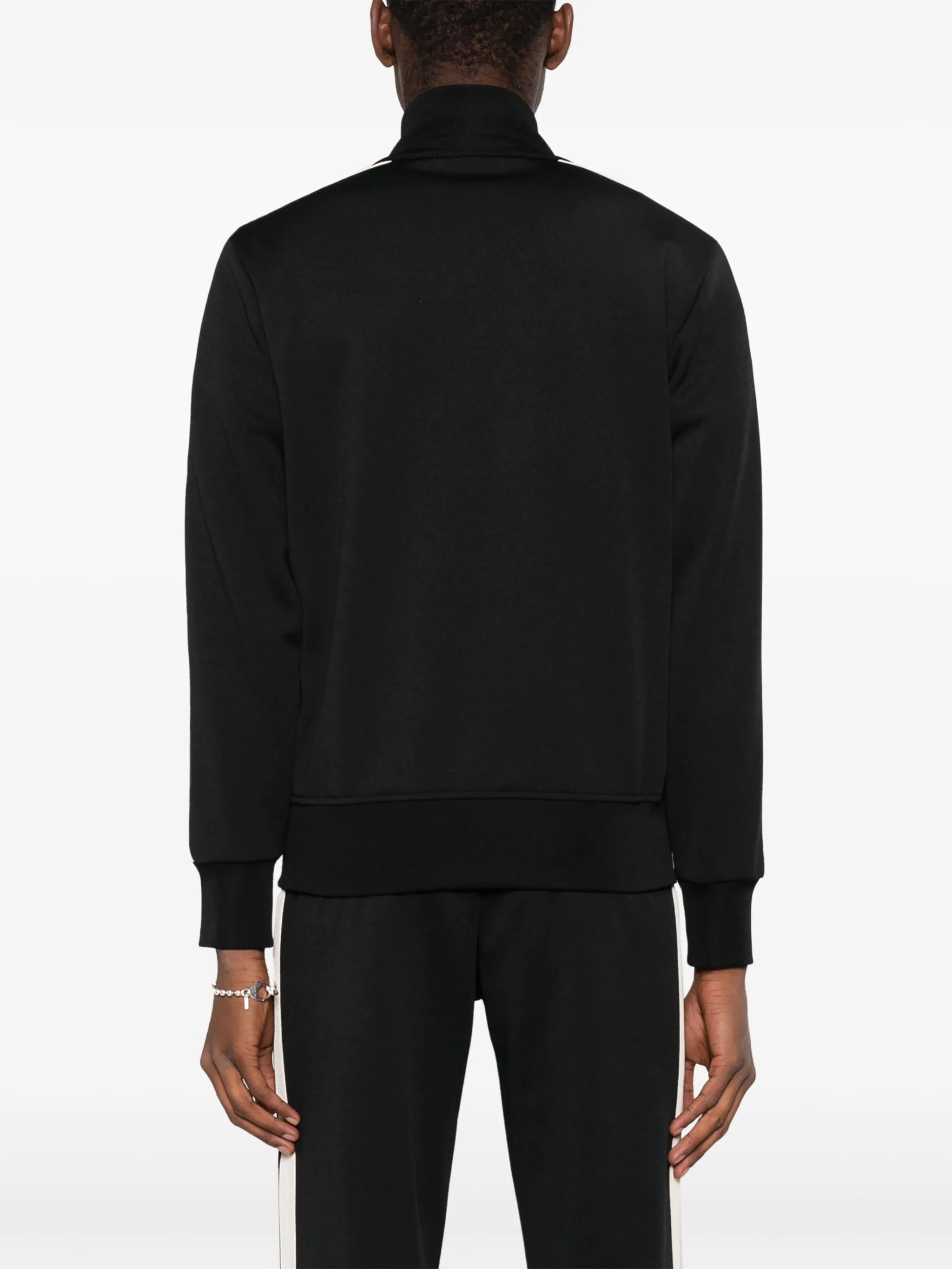 monogram-embroidered track jacket