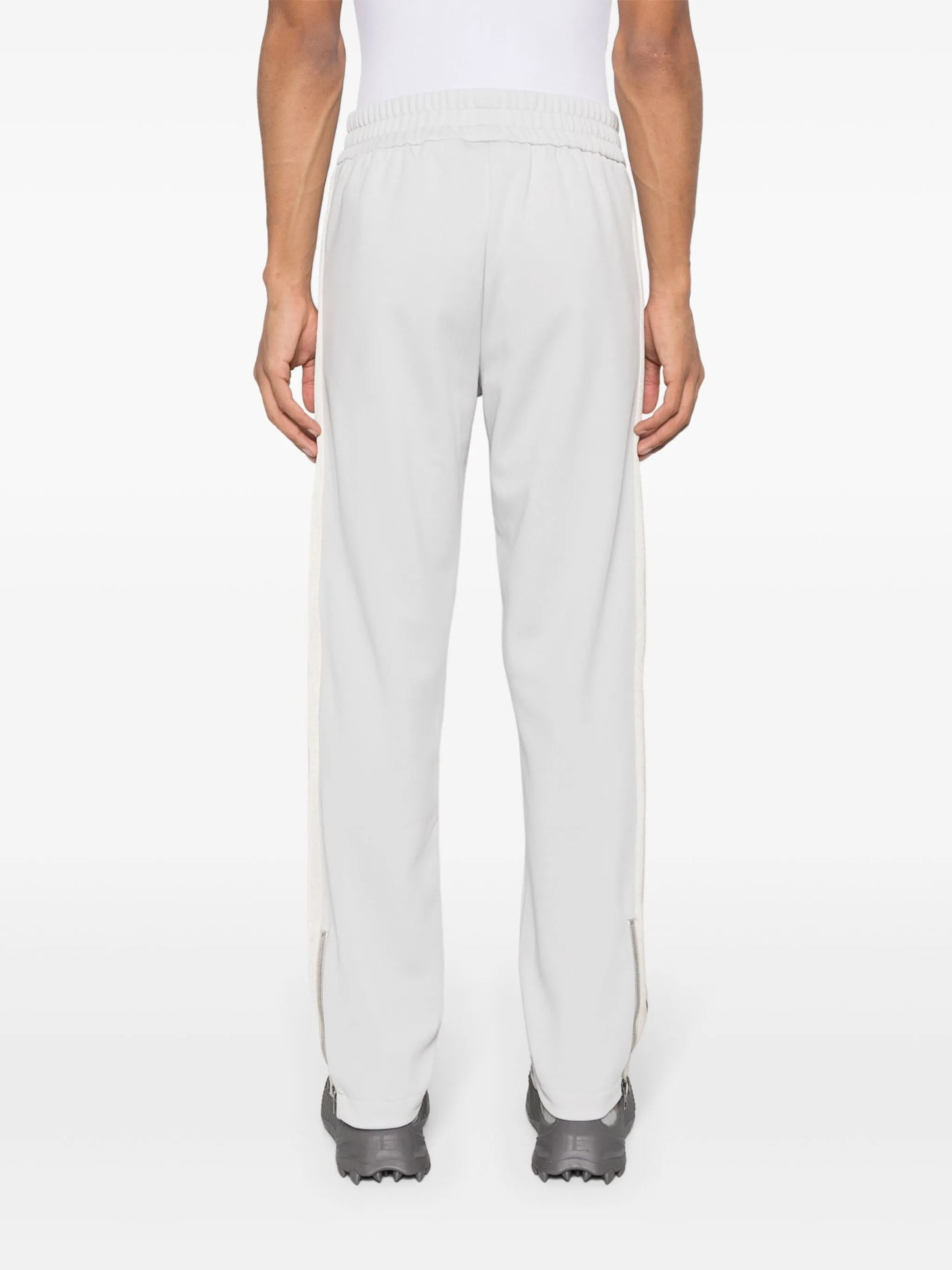monogram-embroidered track pants