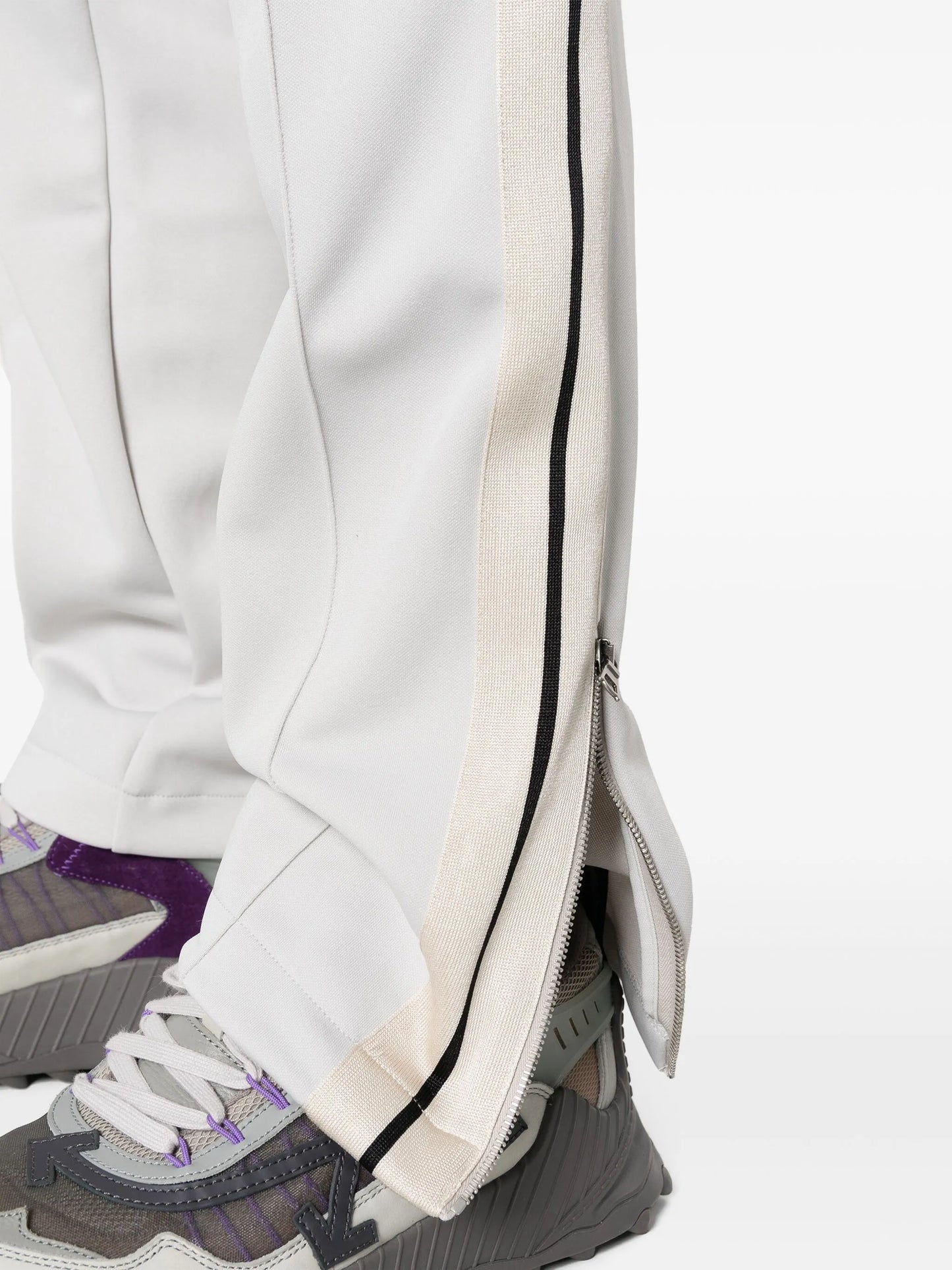 monogram-embroidered track pants